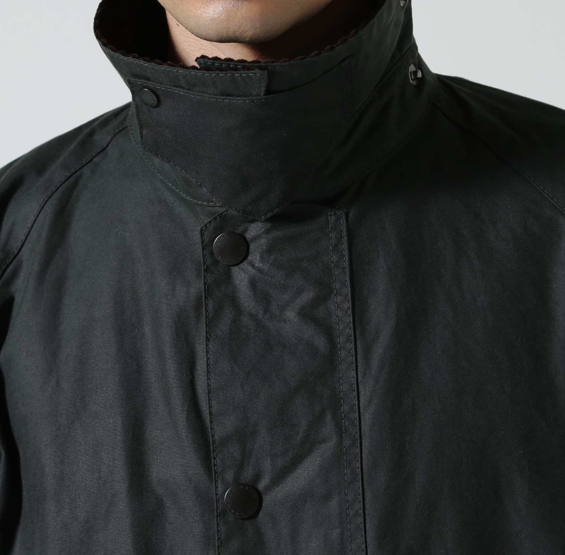 Raou <バブアー os tanspot wax トランスポートジャケット セージ1