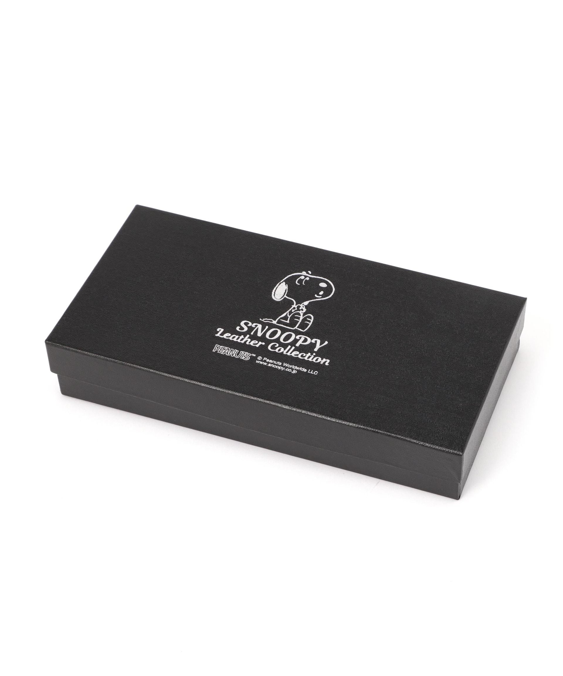 SNOOPY LEATHER COLLECTION/スヌーピーレザーコレクション/かるふわシリーズ束入れ ピンク