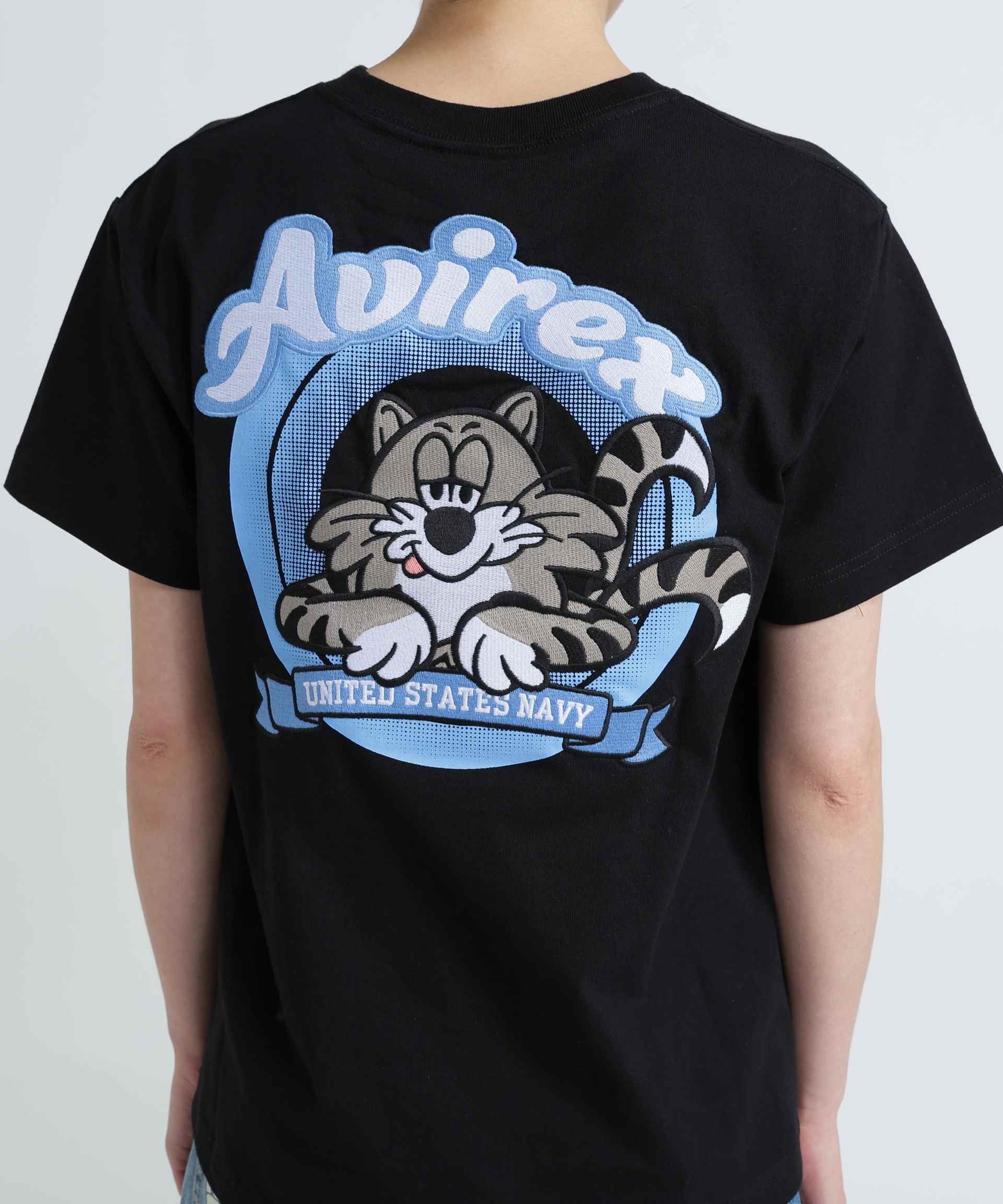 《WER&DEPOT限定》TOMCAT EMR>OIDE>Y T-SHI>T / トムキャット エンブロイダリー Tシャツ ブラック