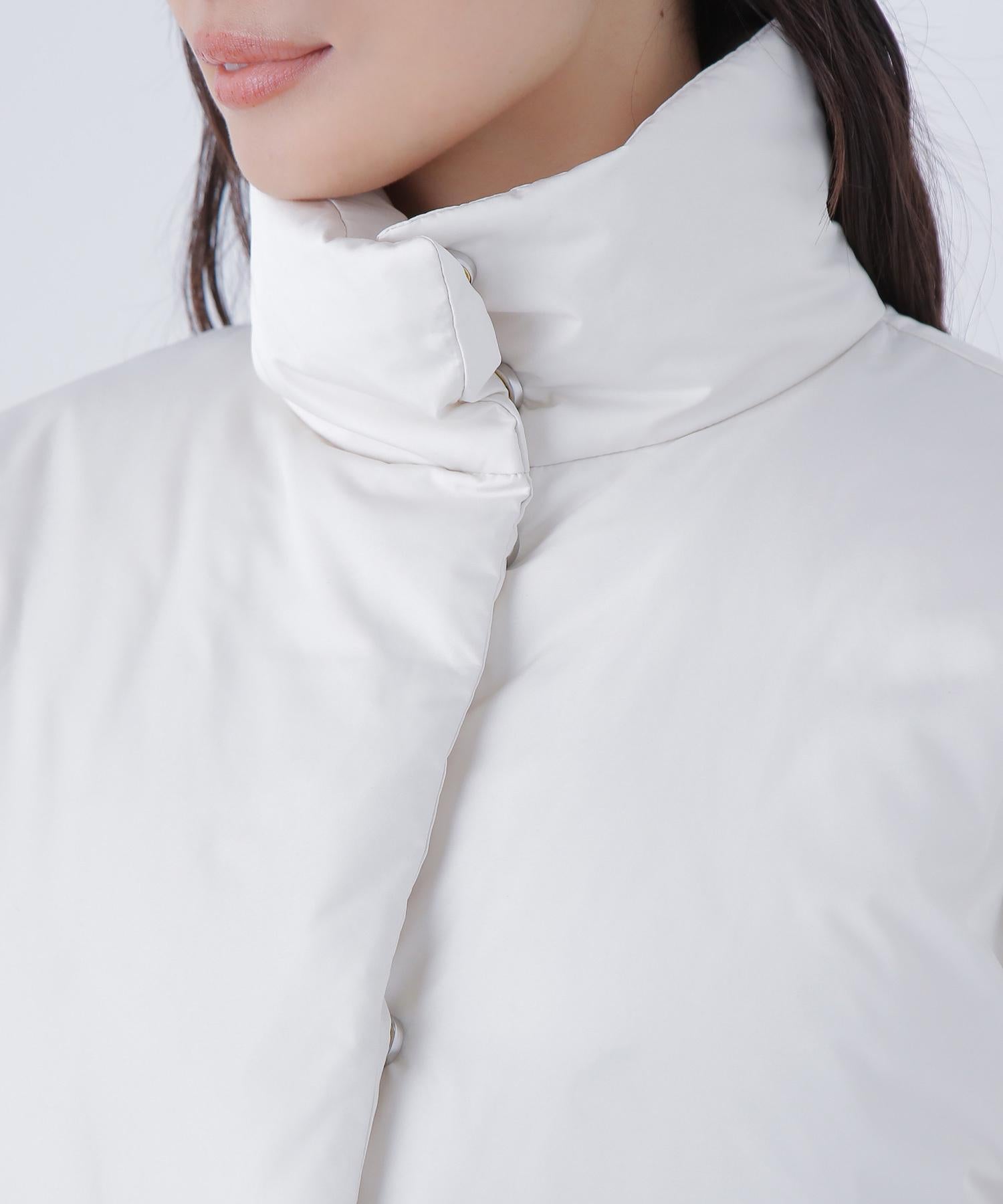 シームレスミドルダウン エクリュ1