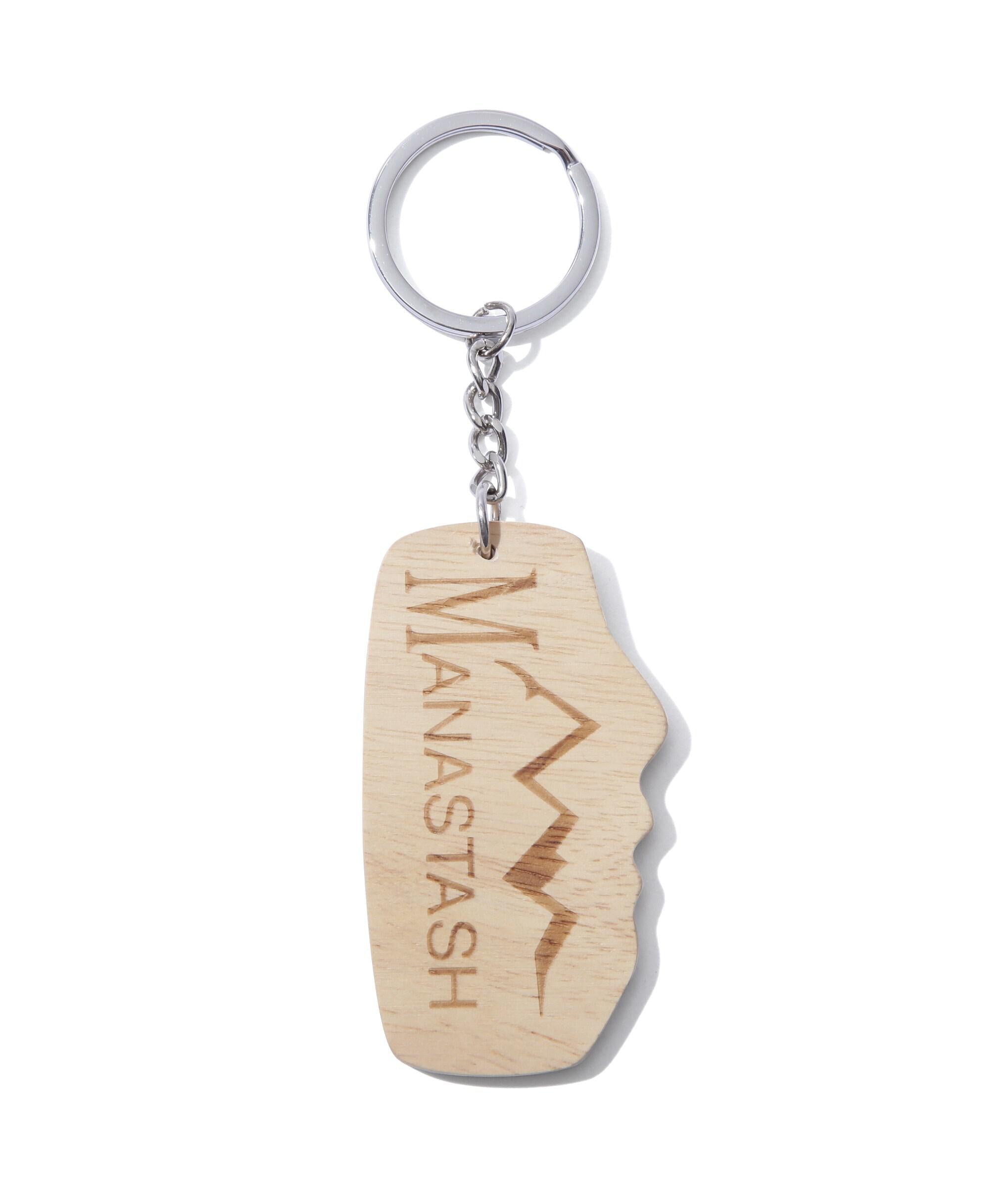 MANASTASH/マナスタッシュ/WOOD KEYCHAIN/ウッドキーチェーン ナチュラル4