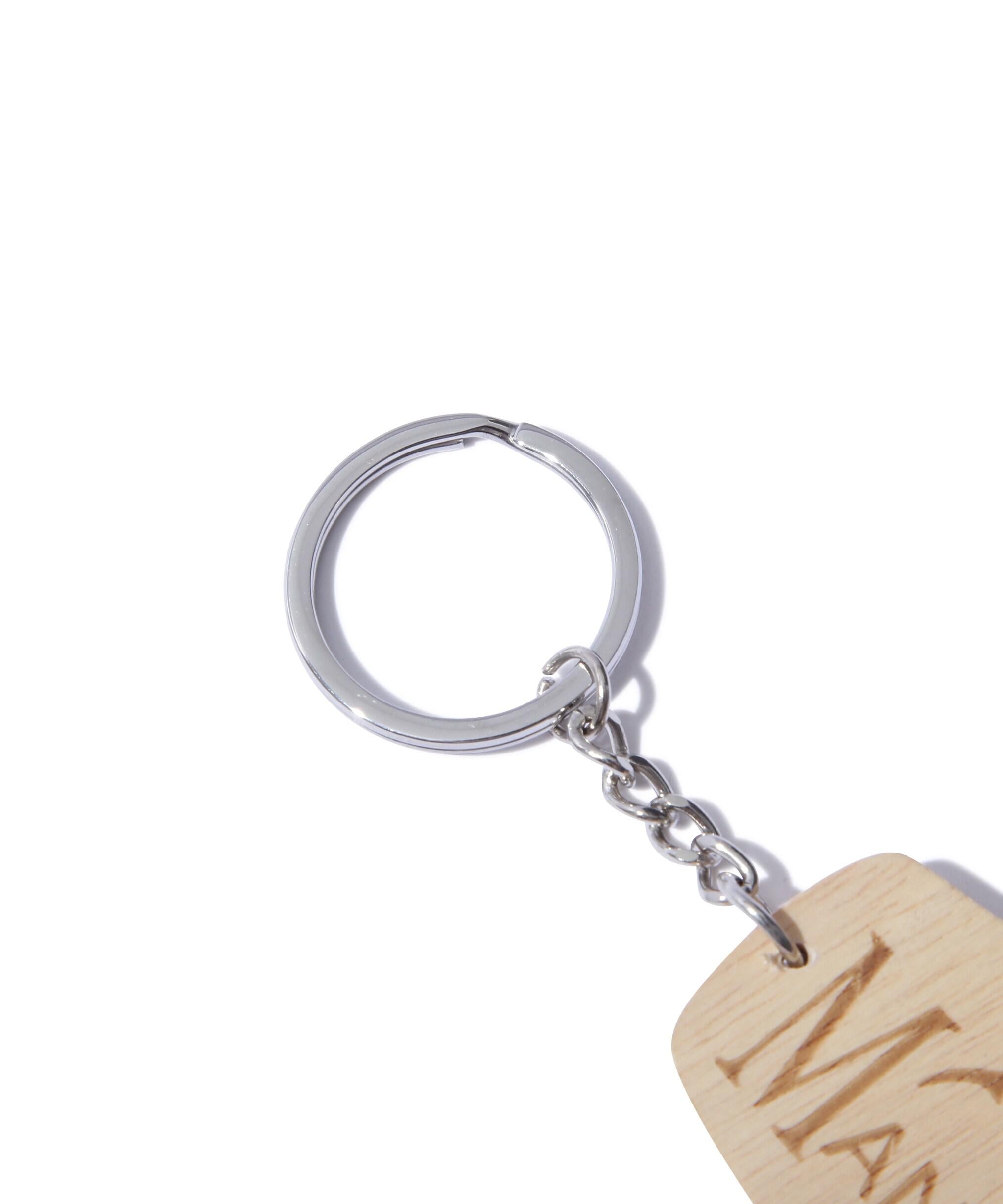 MANASTASH/マナスタッシュ/WOOD KEYCHAIN/ウッドキーチェーン ナチュラル4