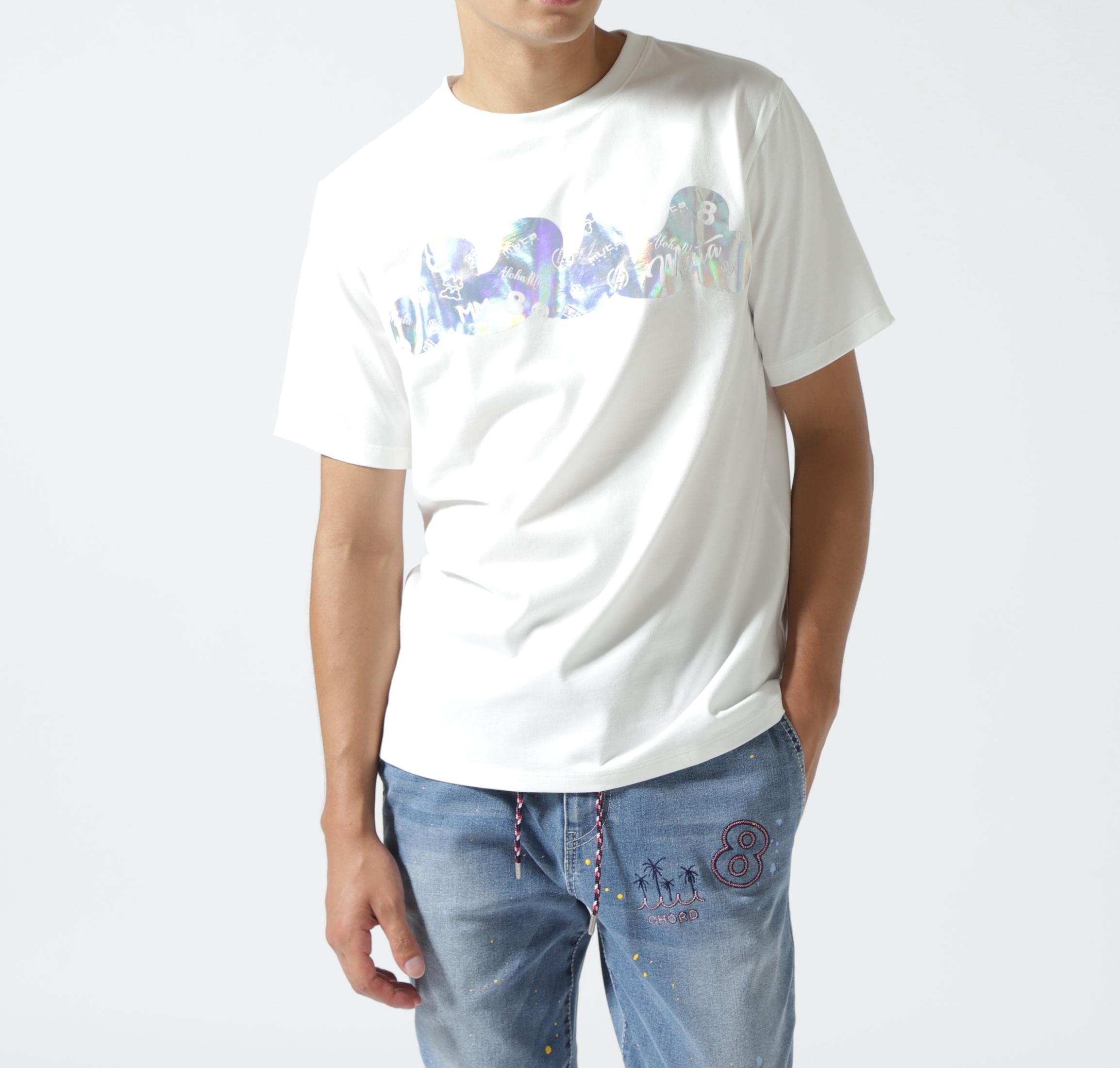 muta MARINE/ムータ マリン/別注Pattern Aurora SS TEE