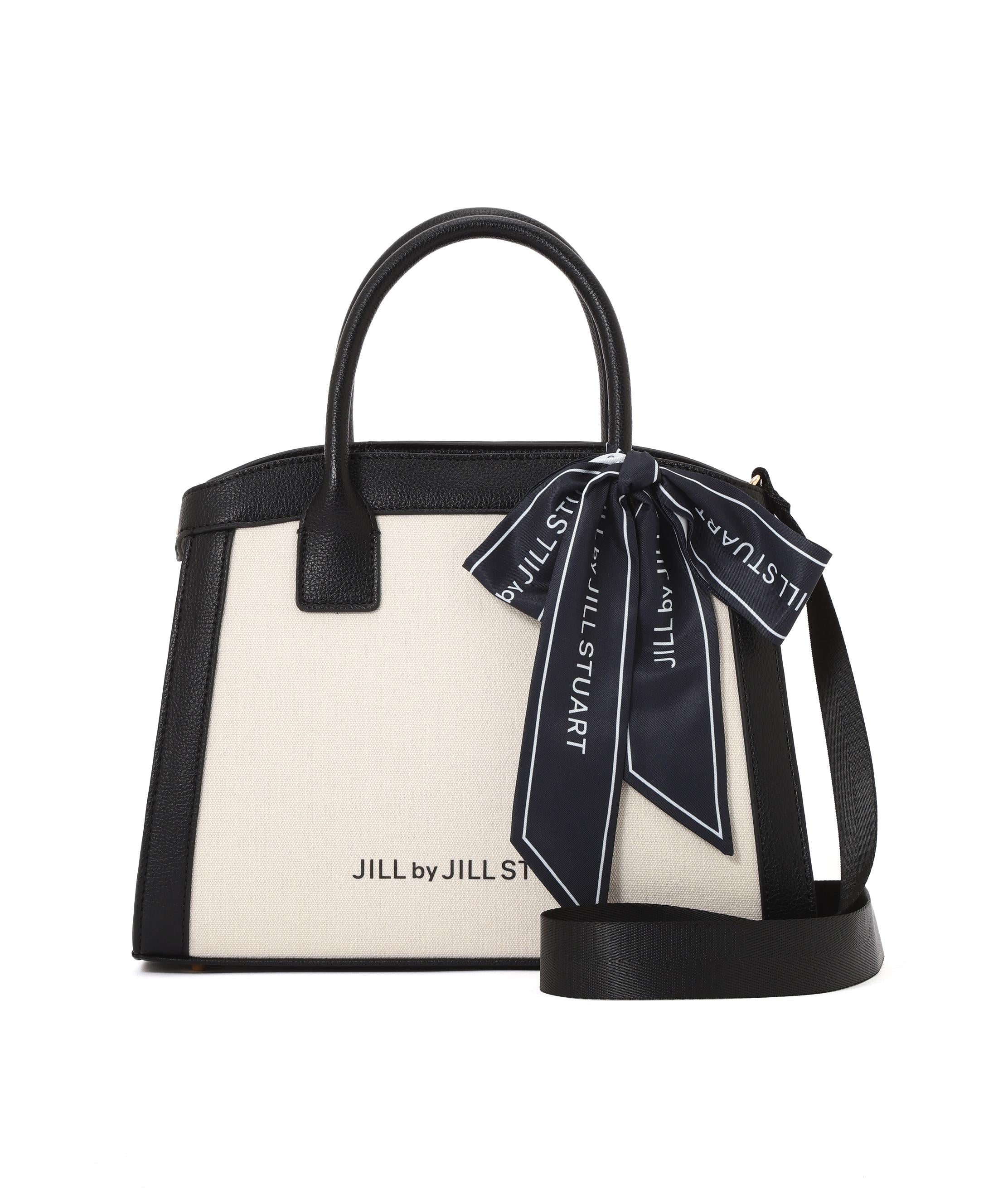 バイカラーコンビトート小 ブラック