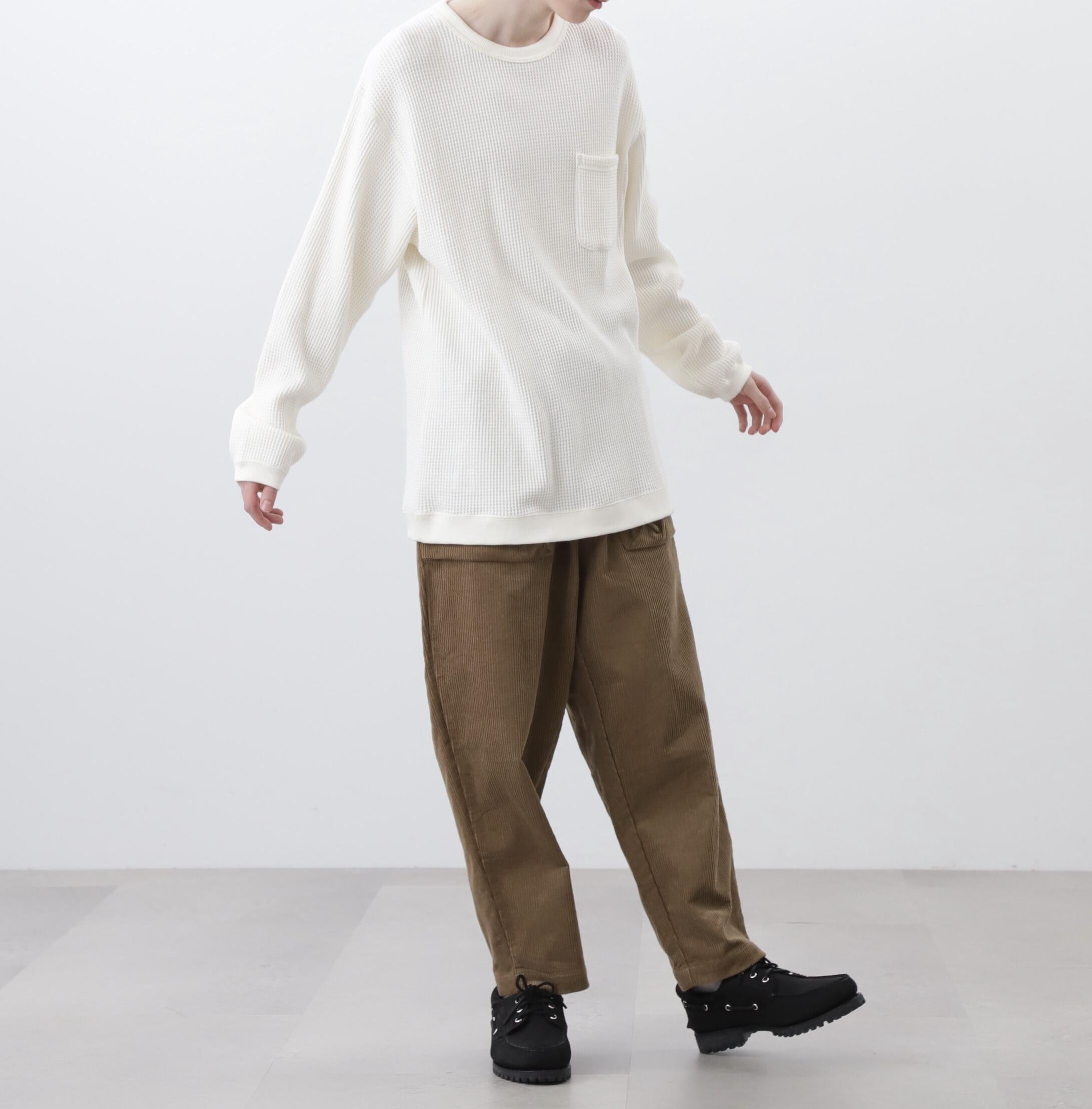 MANASTASH/マナスタッシュ/ HEAVY SNUG THE>MAL L/S TEE ホワイト