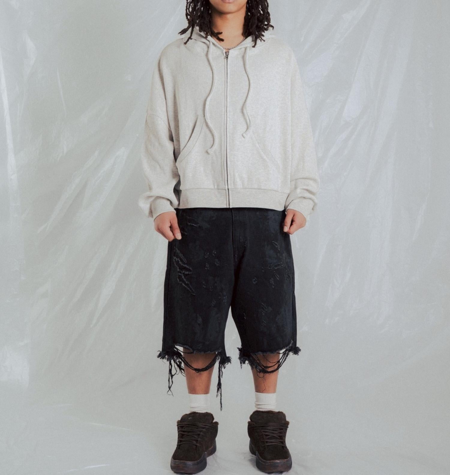 FR(13)NDS/フレンズ/Waffle Hoodie オフホワイト3