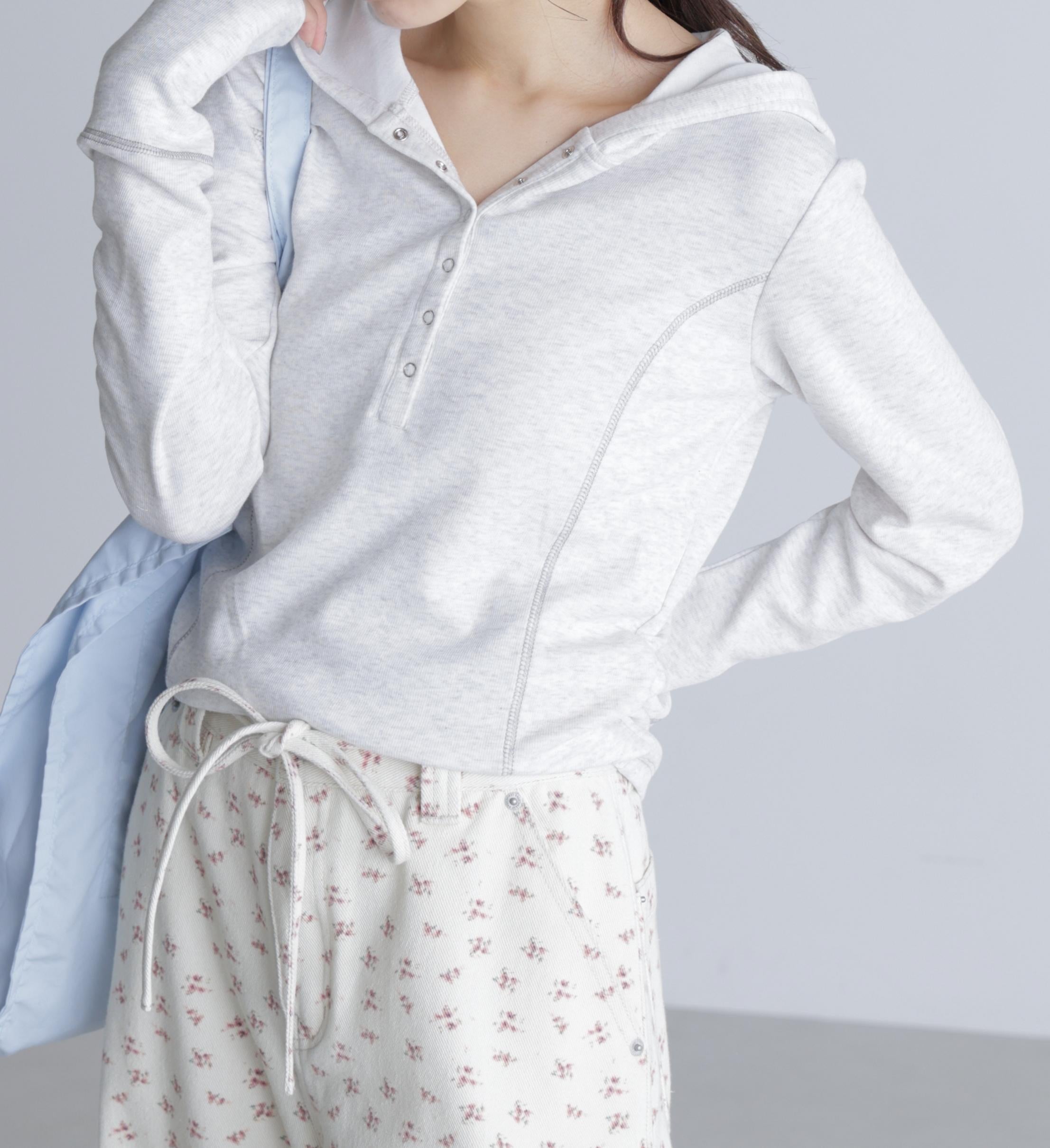 スキッパーカットソーフーディー オートミール