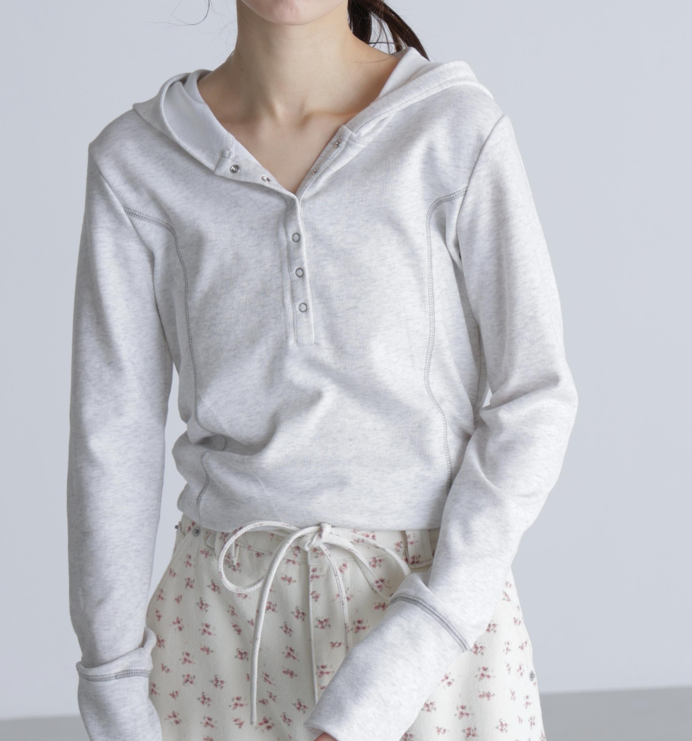 スキッパーカットソーフーディー オートミール