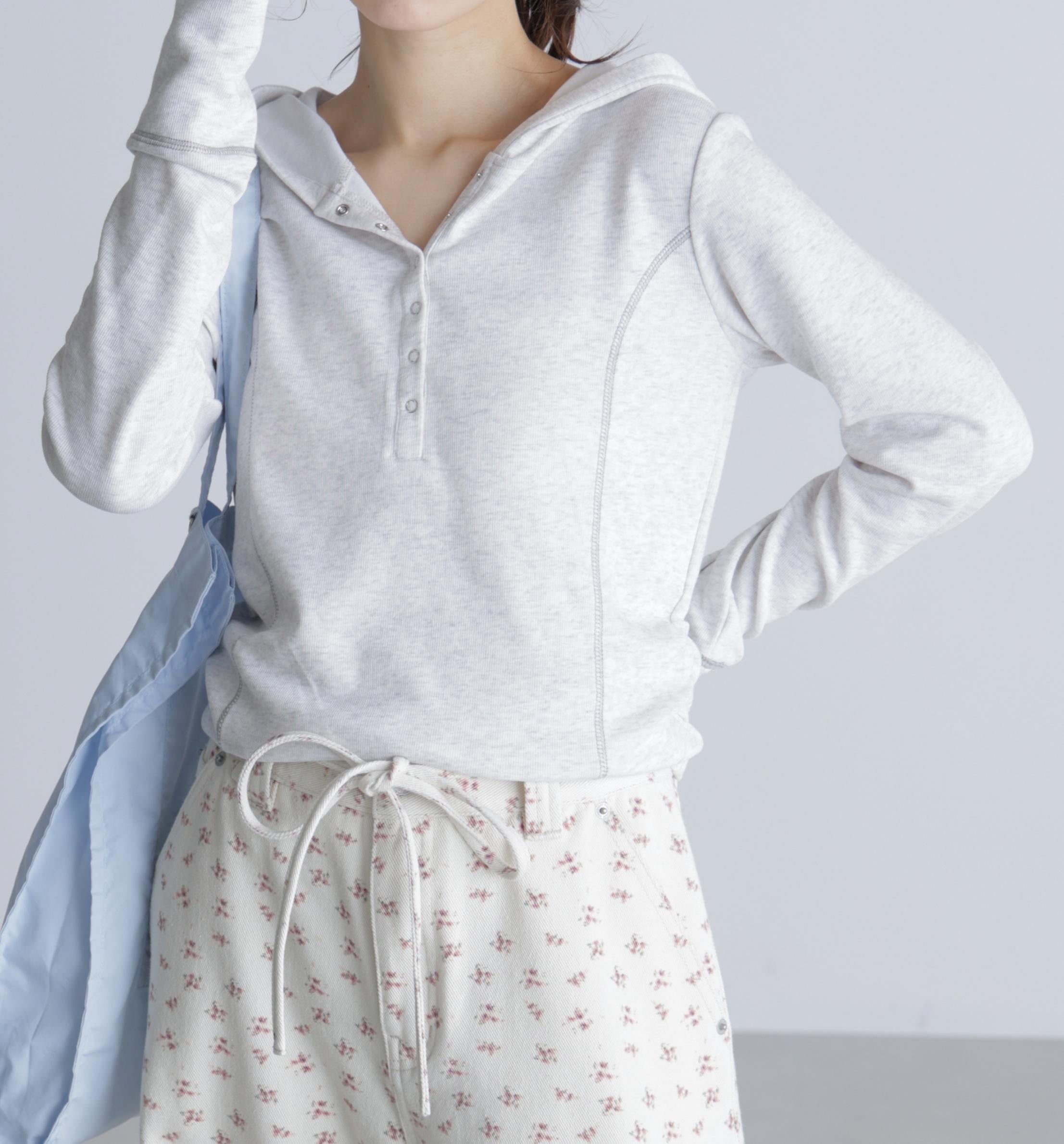 スキッパーカットソーフーディー オートミール