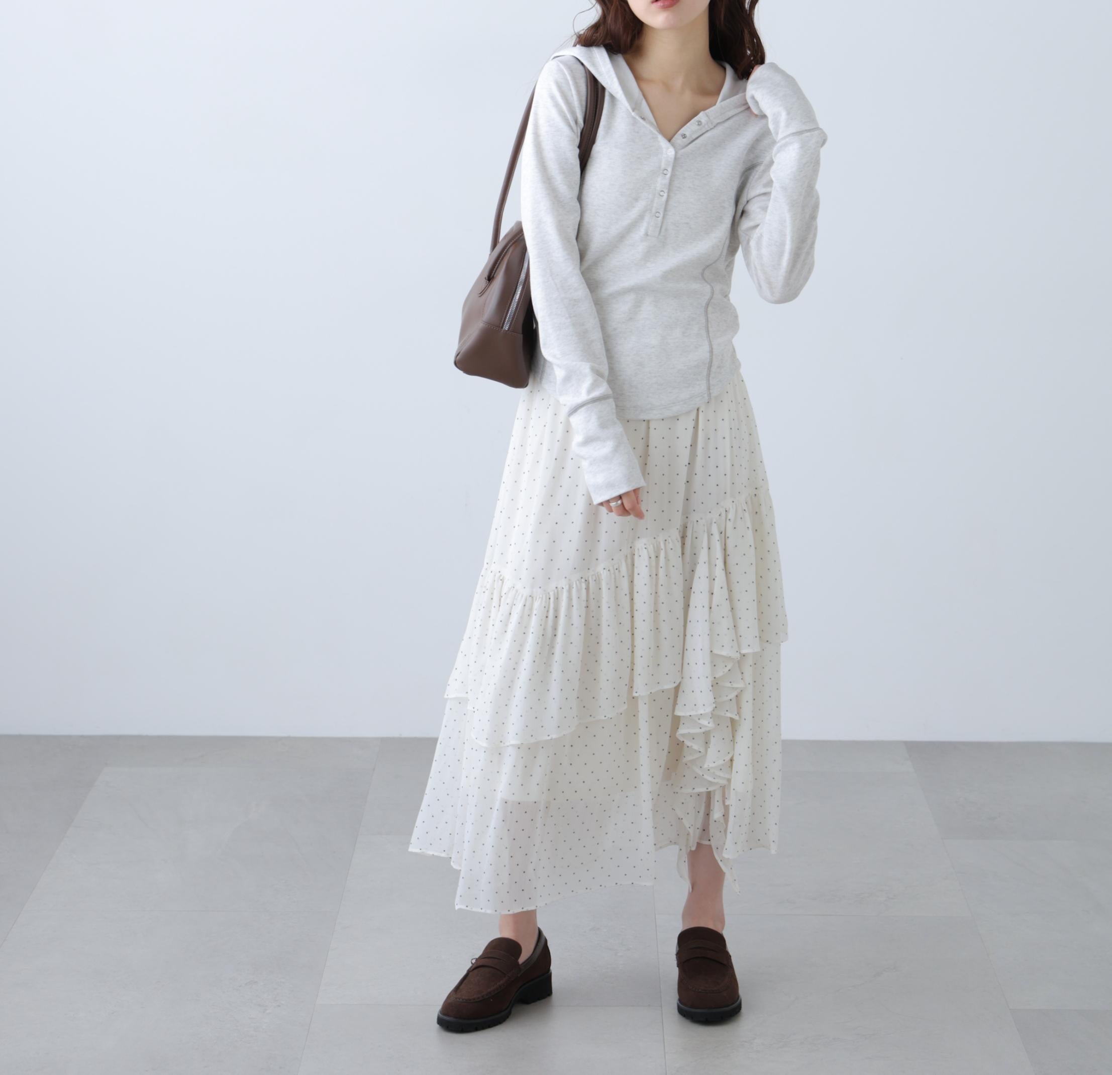 スキッパーカットソーフーディー オートミール