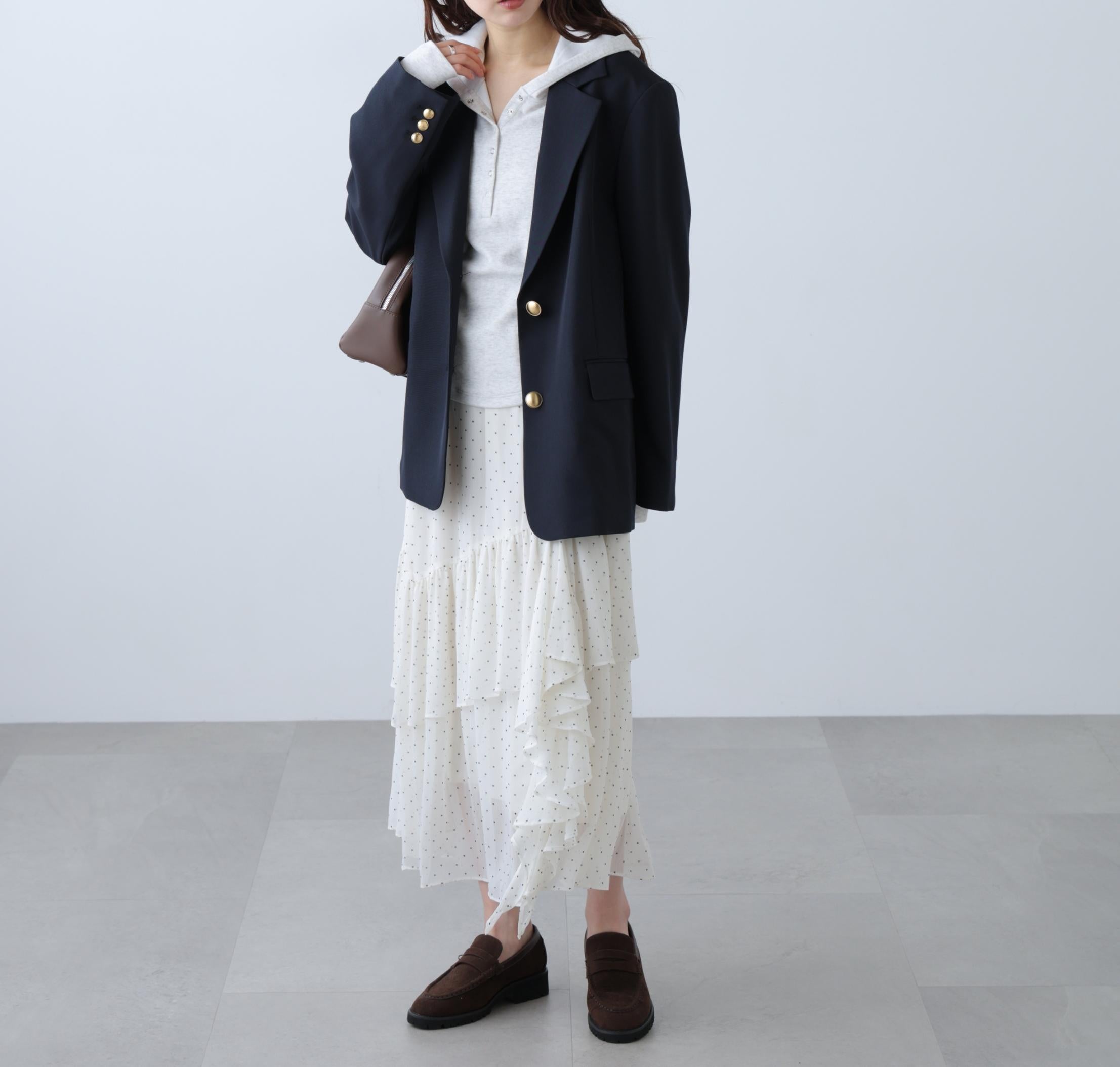 スキッパーカットソーフーディー オートミール