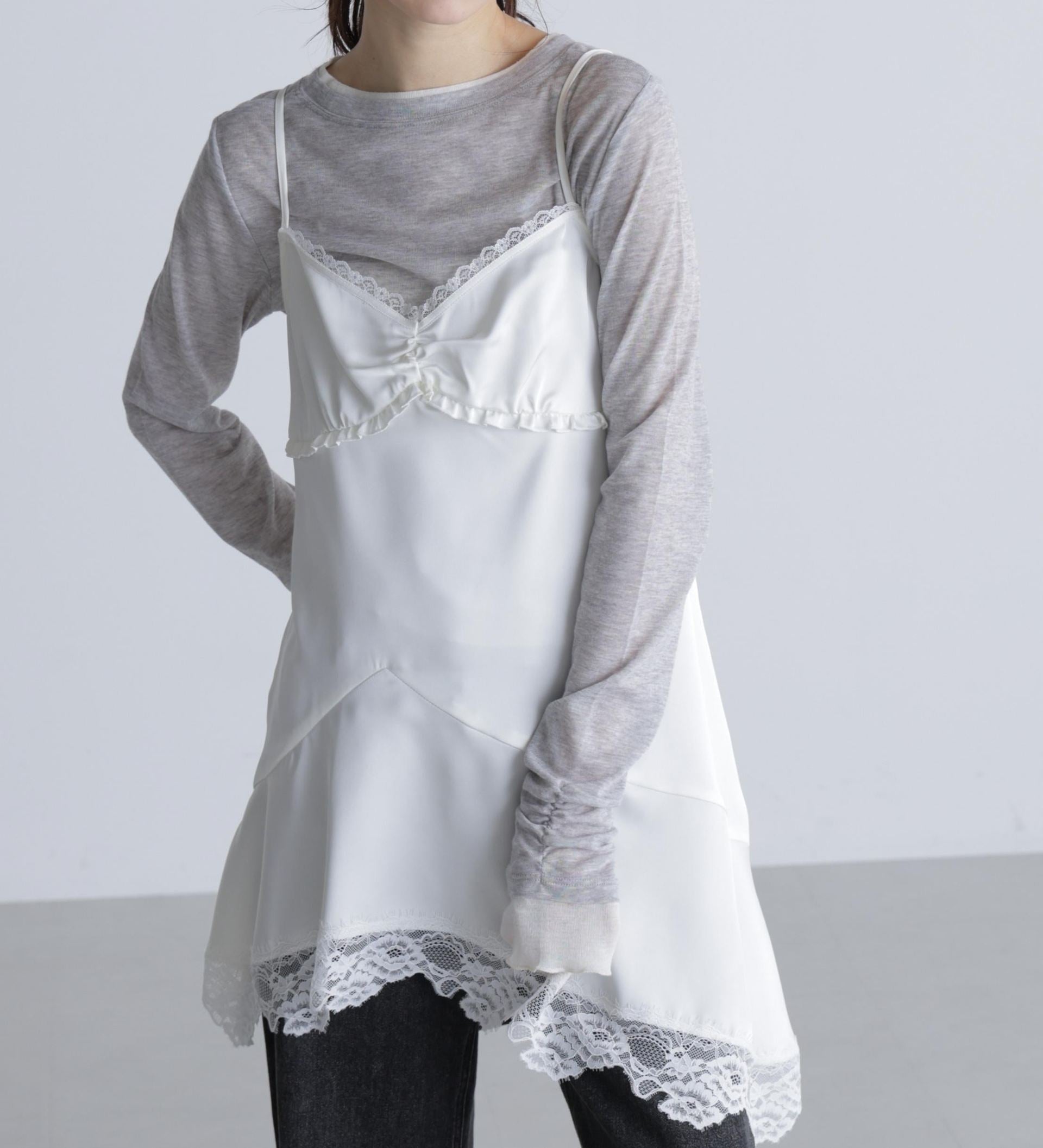 イレヘムキャミワンピース オフ