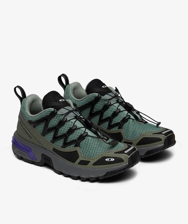 SALOMON/サロモン/ACS + OG/スニーカー グリーン