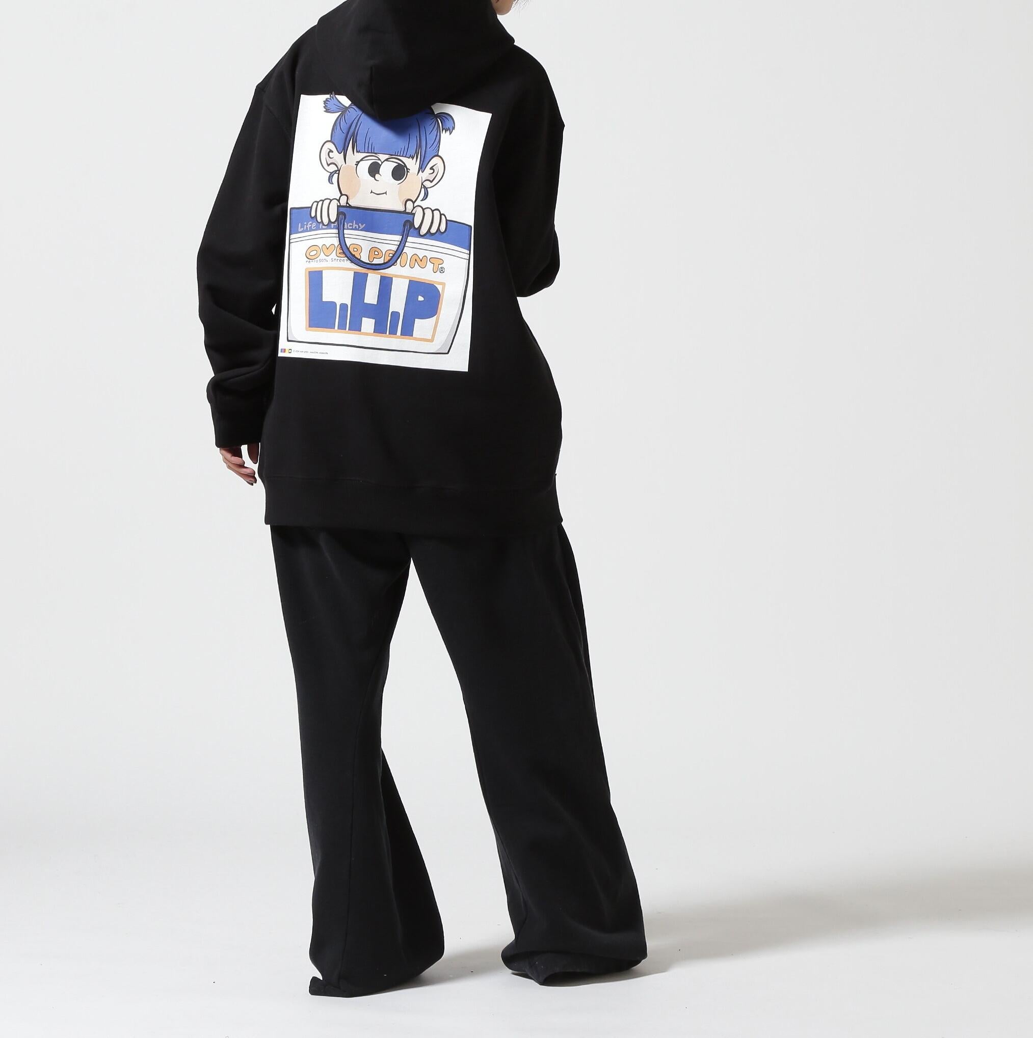 ovepint/オーバープリント/Shoppe Hoodie 2 ブラック