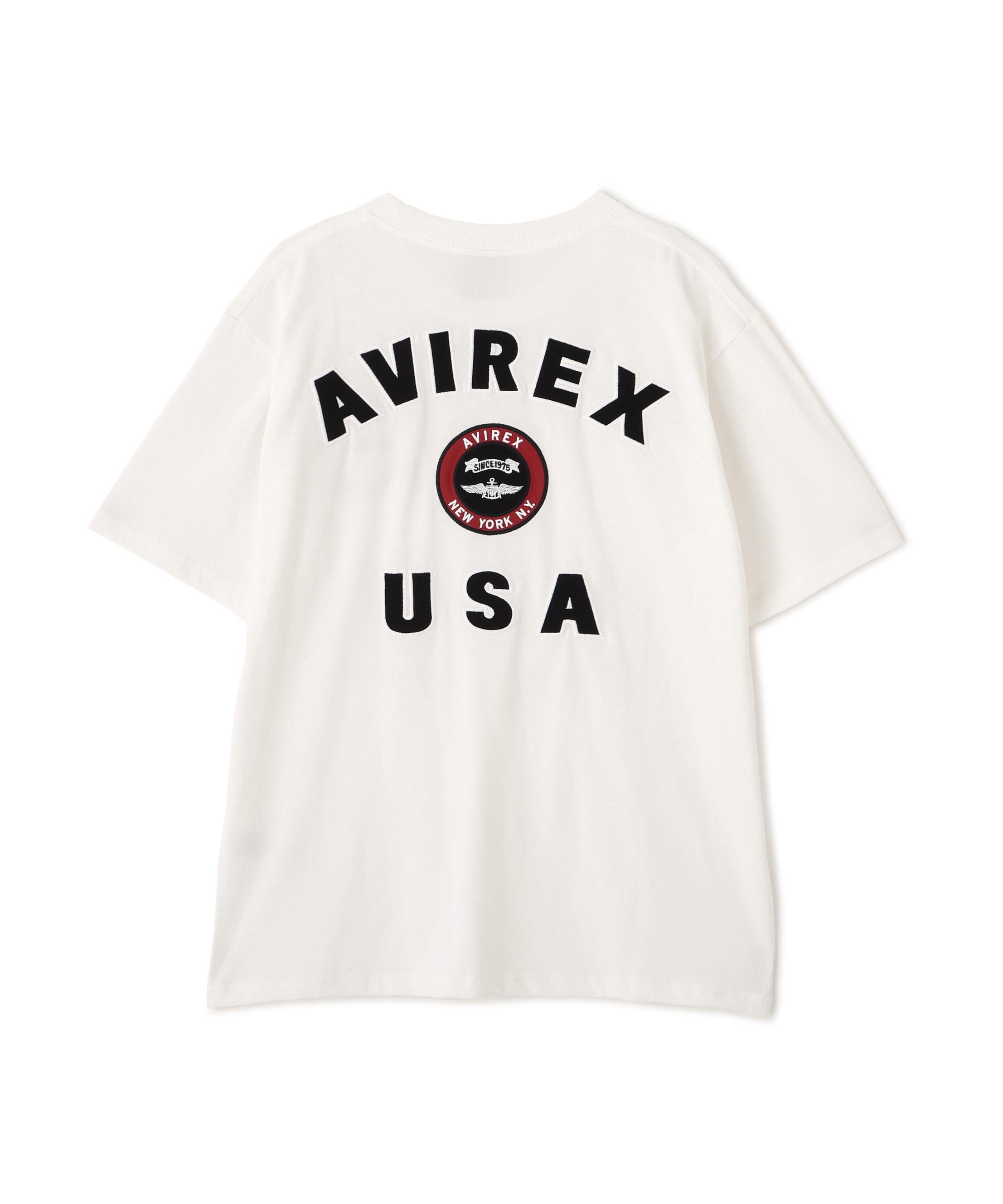 VARSITY LOGO T-SHIRT 2.0 / バーシティ ロゴ Tシャツ2.0 / AVIREX / アヴィレックス オフホワイト3