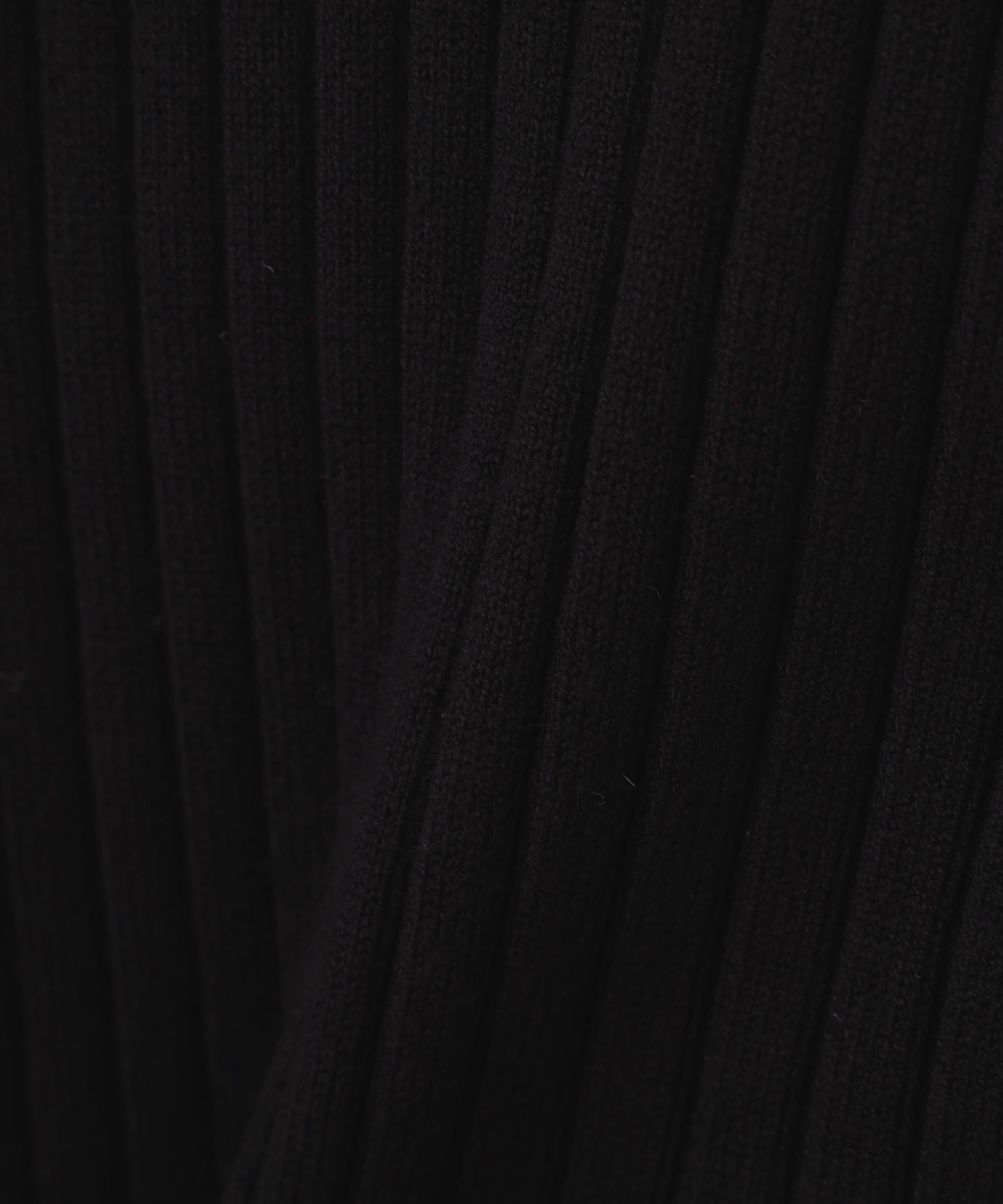 袖フェイクファーカーデトップス ブラック