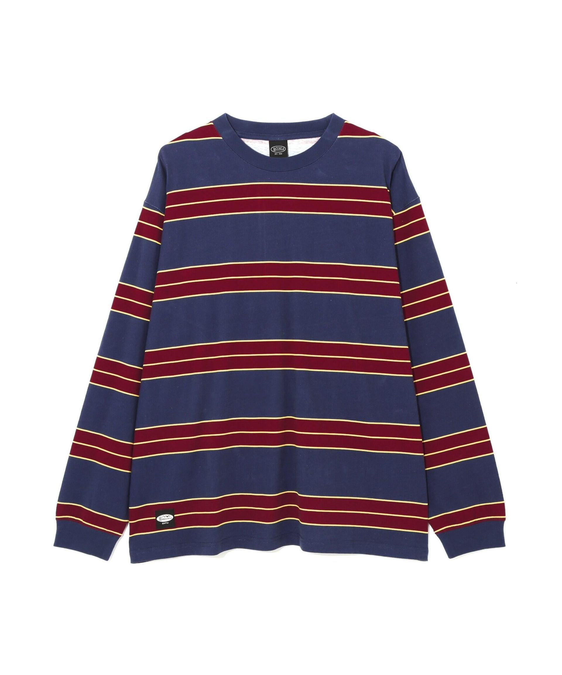 MANASTASH/マナスタッシュ/ARE>DEEN L/S TEE/アバディーンロングスリーブT ネイビー
