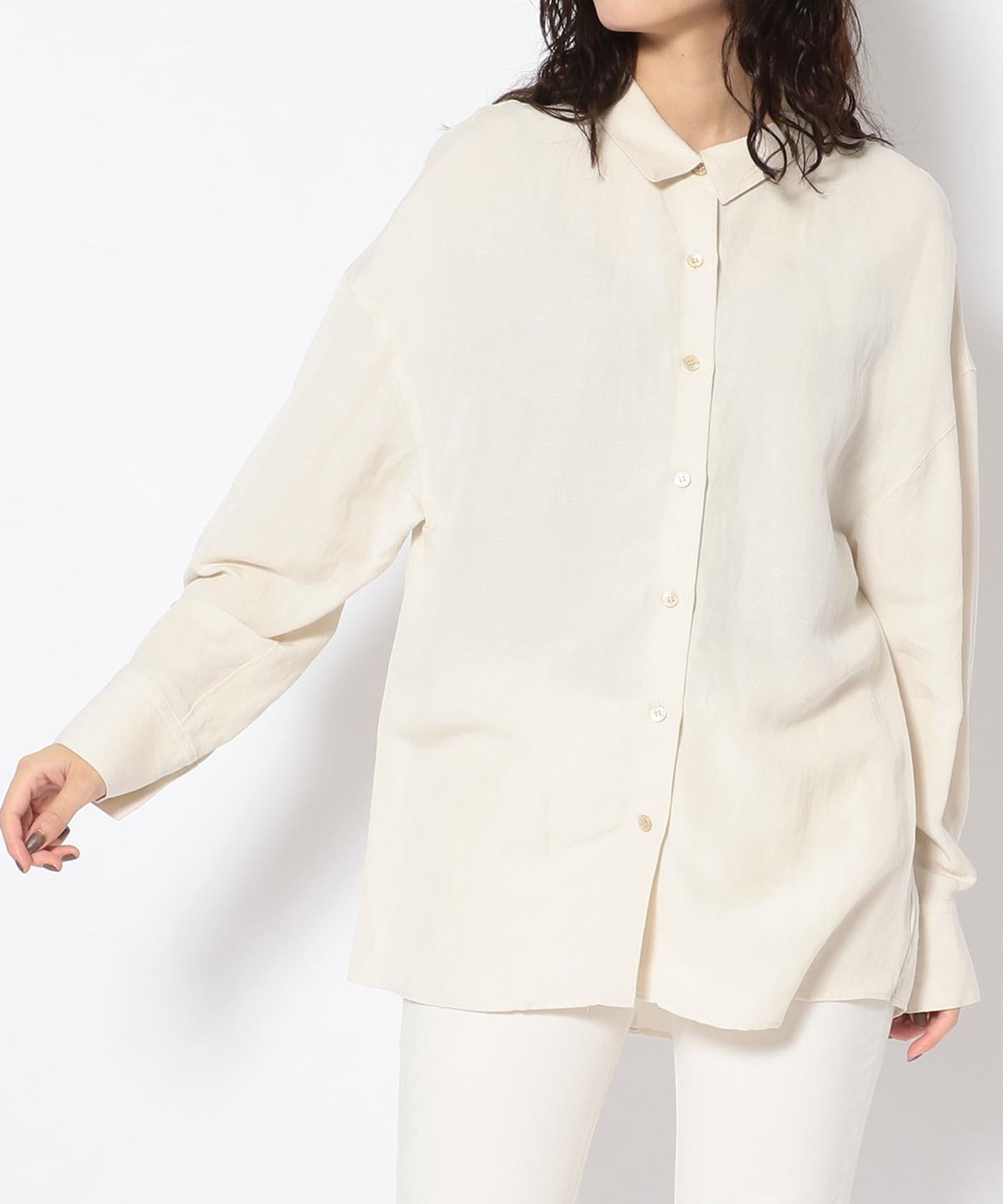 Dolly-sean (ドリーシーン) リネンシャツ アイボリー2