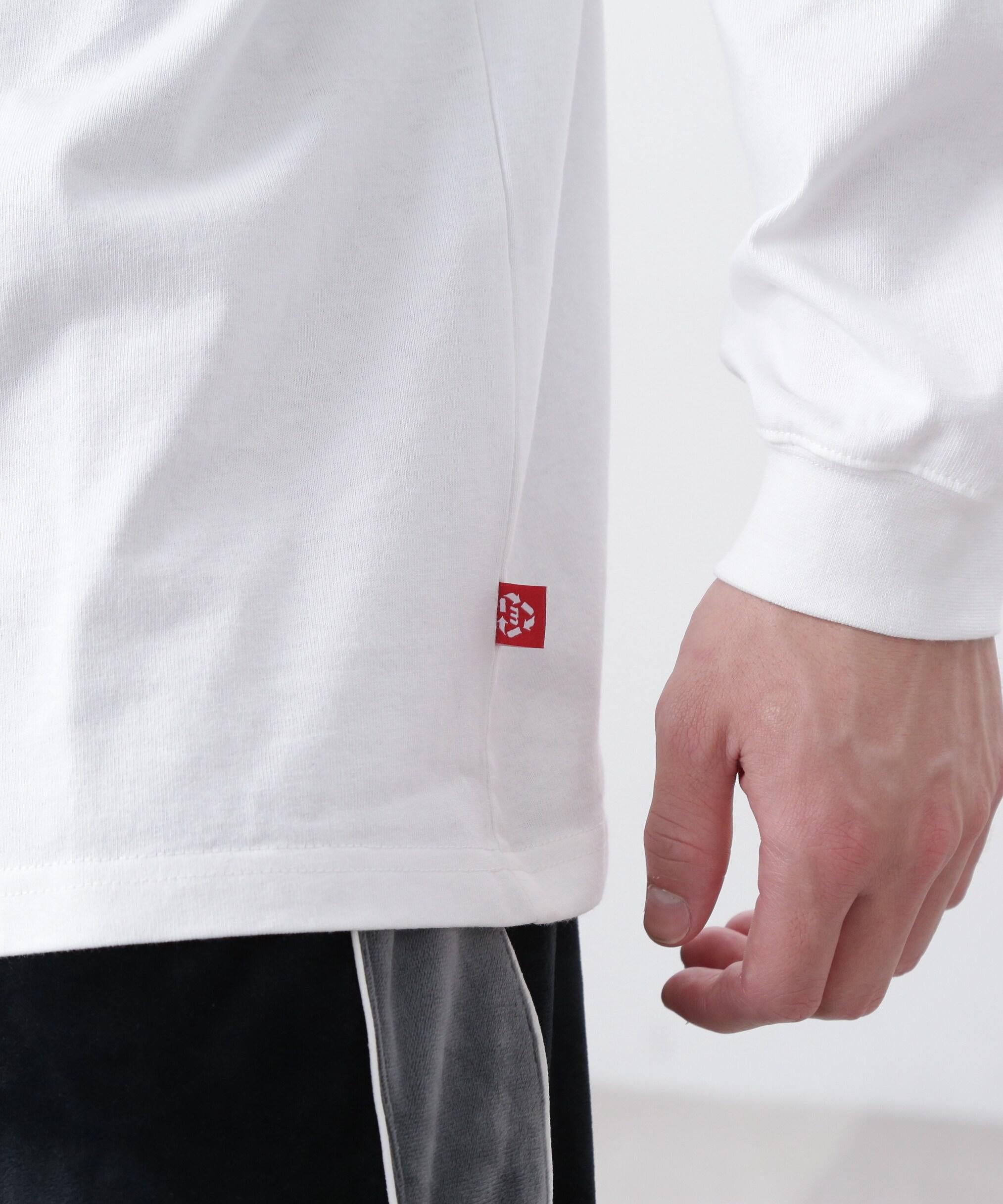 MANASTASH/マナスタッシュ/RE:CTN L/S TEE BANDANA ホワイト