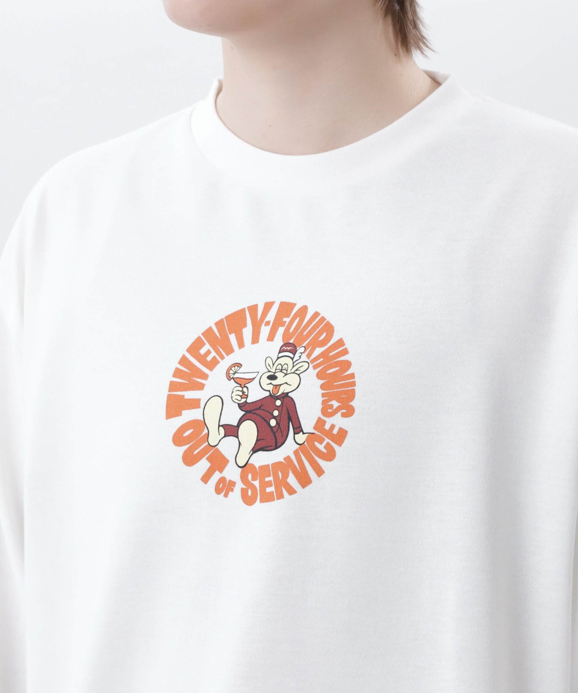 MANASTASH/マナスタッシュ/>E:POLY L/S TEE 24H>S ホワイト