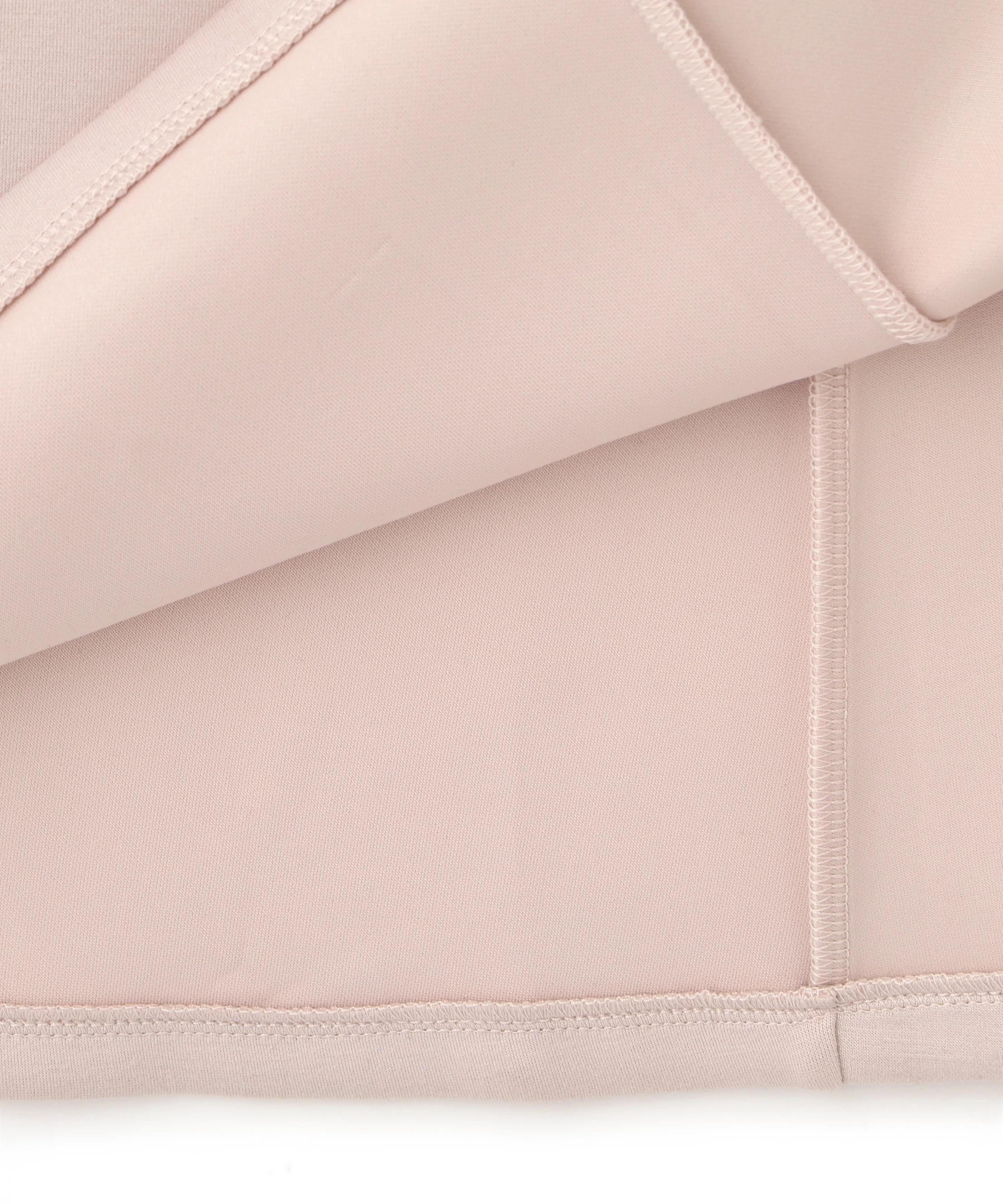 ダイバーフーディーロングワンピース ピンク