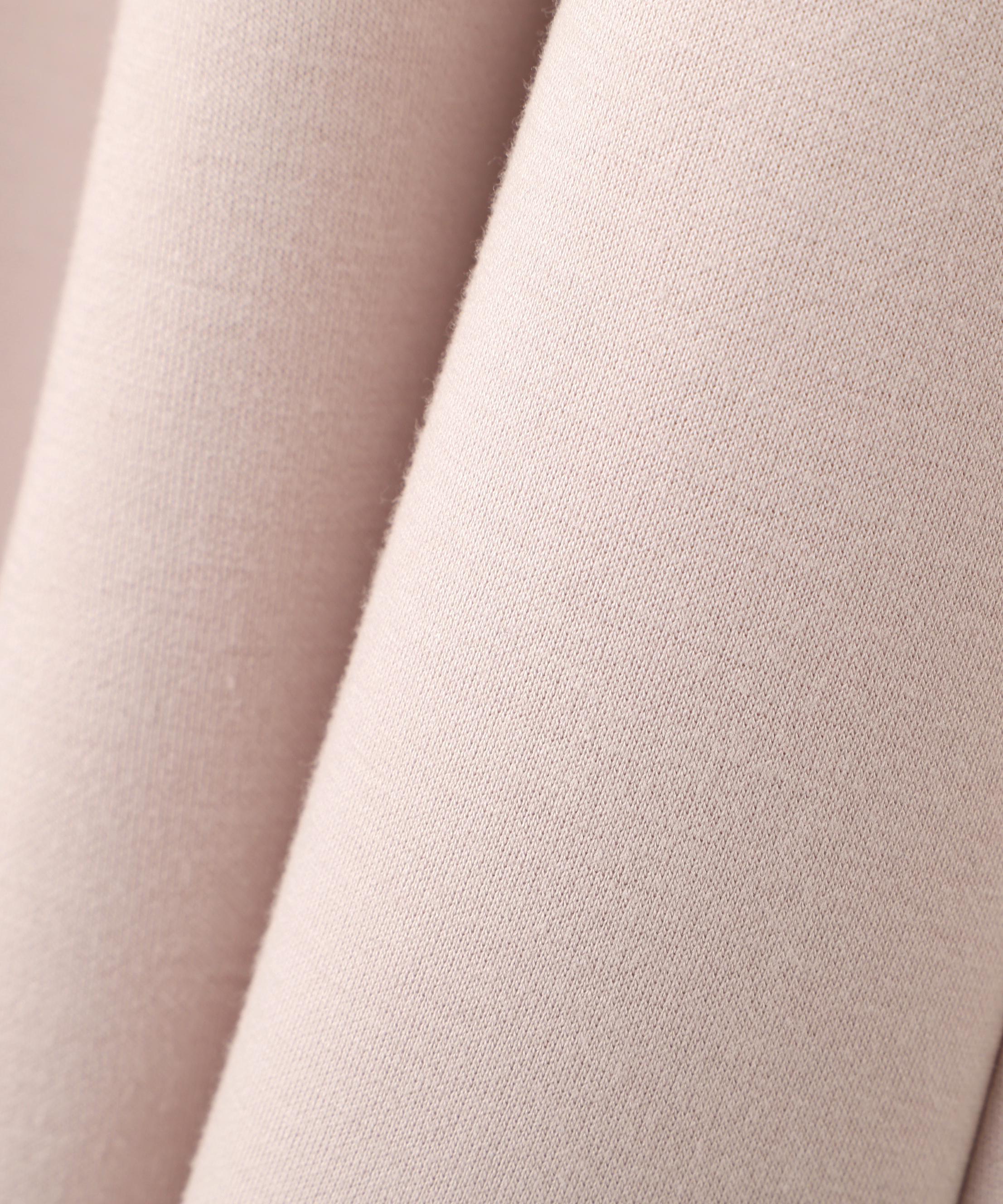 ダイバーフーディーロングワンピース ピンク