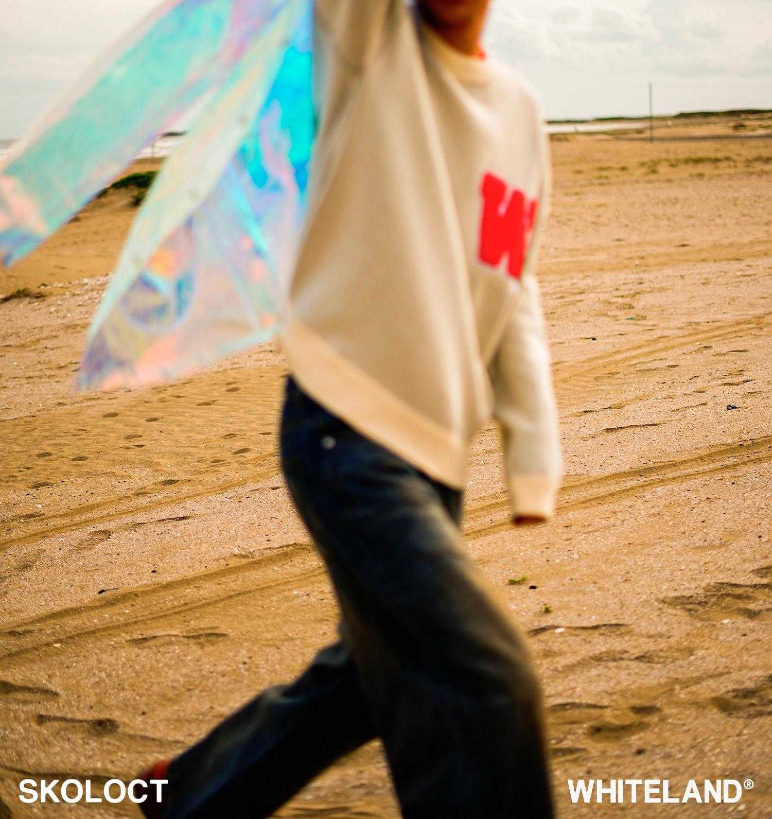 SKOLOCT×WHITELAND/スコロクト×ホワイトランド/DOLLA> PULL KNIT アイボリー2