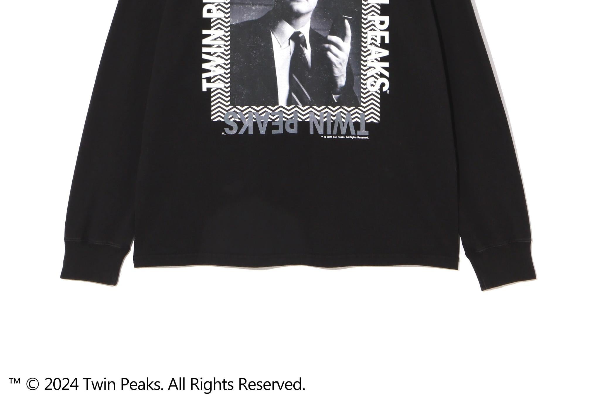 MANASTASH/マナスタッシュ/TWIN PEAKS L/S TEE 01 ブラック