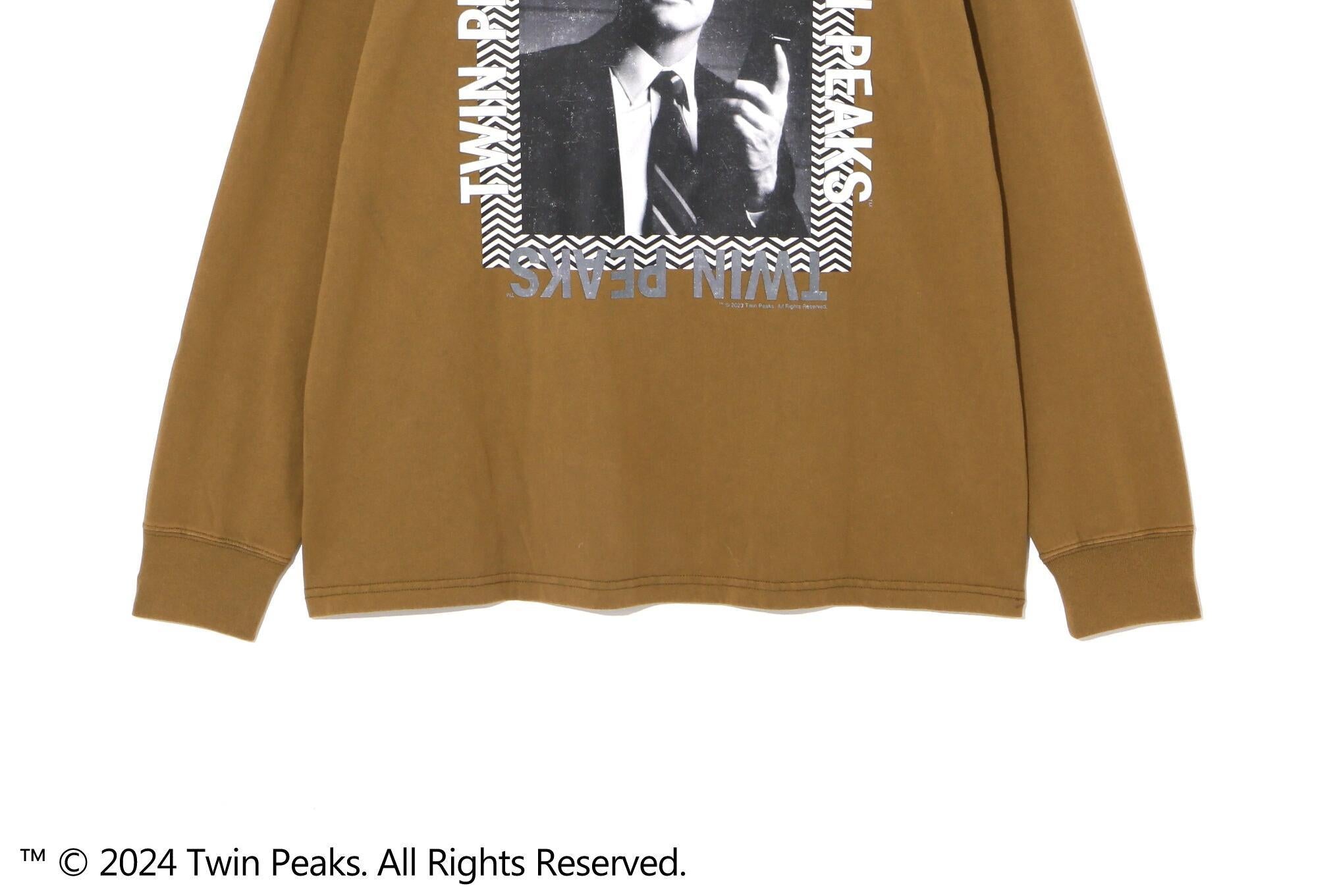 MANASTASH/マナスタッシュ/TWIN PEAKS L/S TEE 01 ブラウン