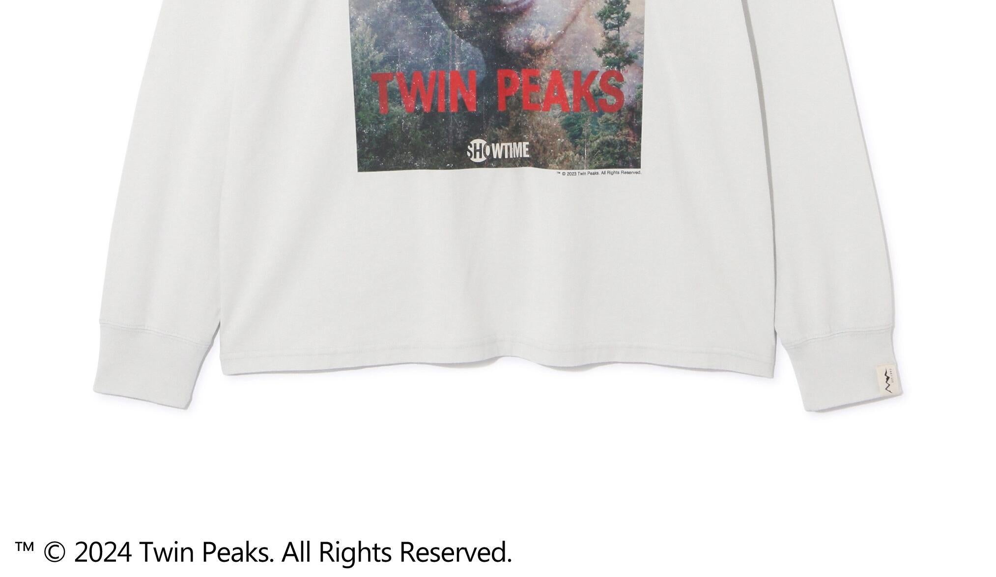 MANASTASH/マナスタッシュ/TWIN PEAKS L/S TEE 02 ホワイト