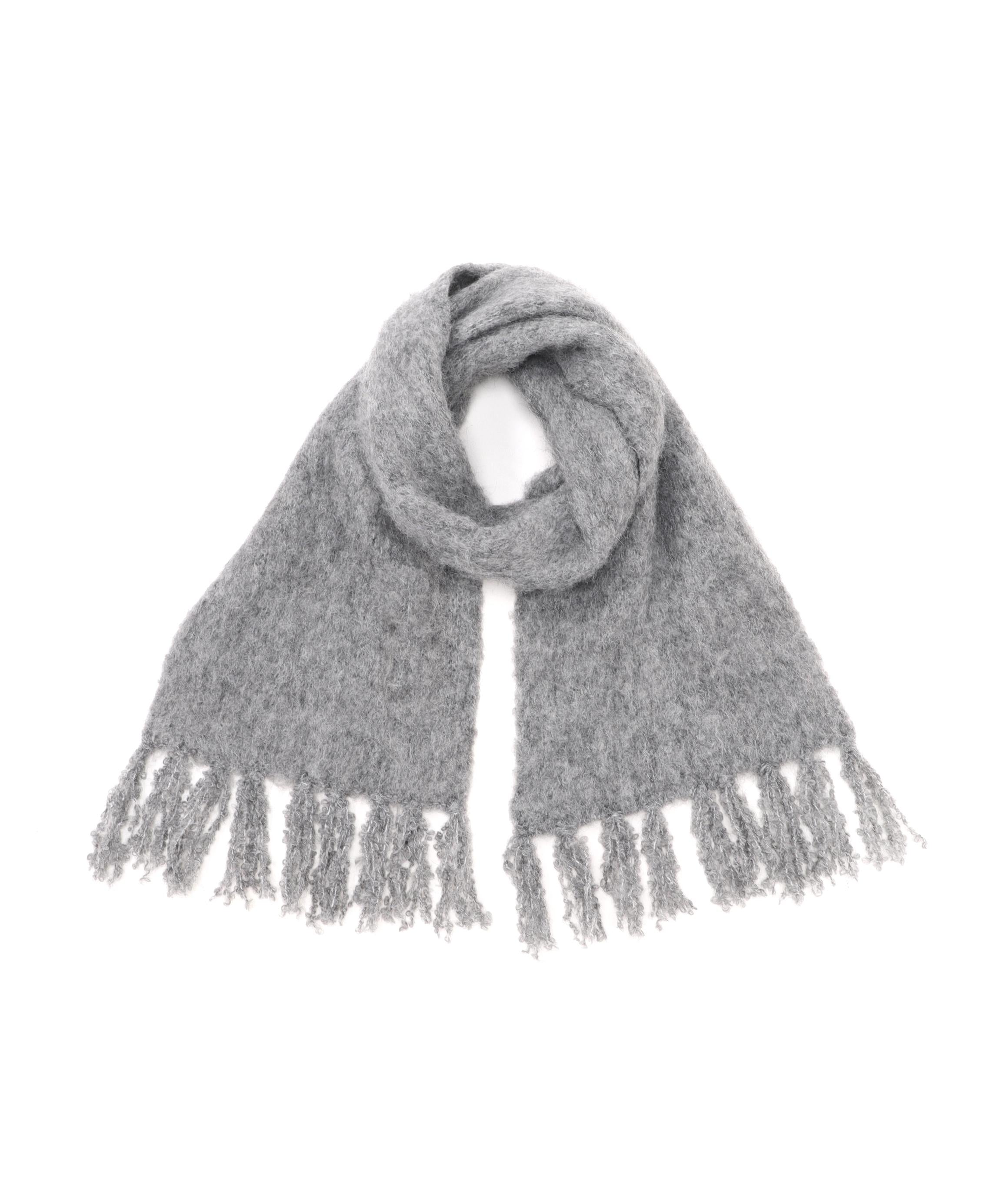 メランジミストマフラー グレー