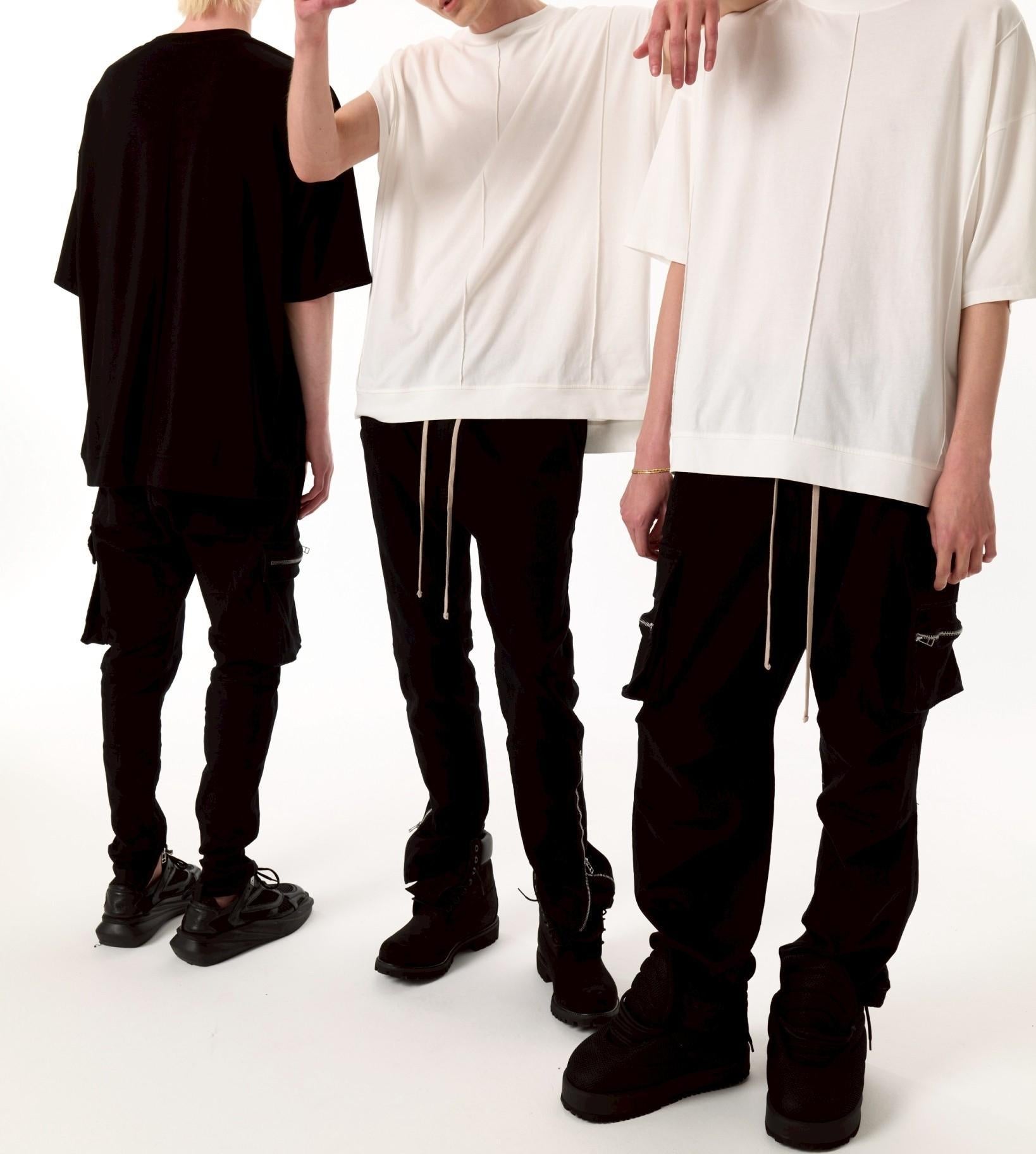 DankeSchon/ダンケシェーン/P>EMIUM TC RLACK FLAP PANTS/フラップパンツ ブラック
