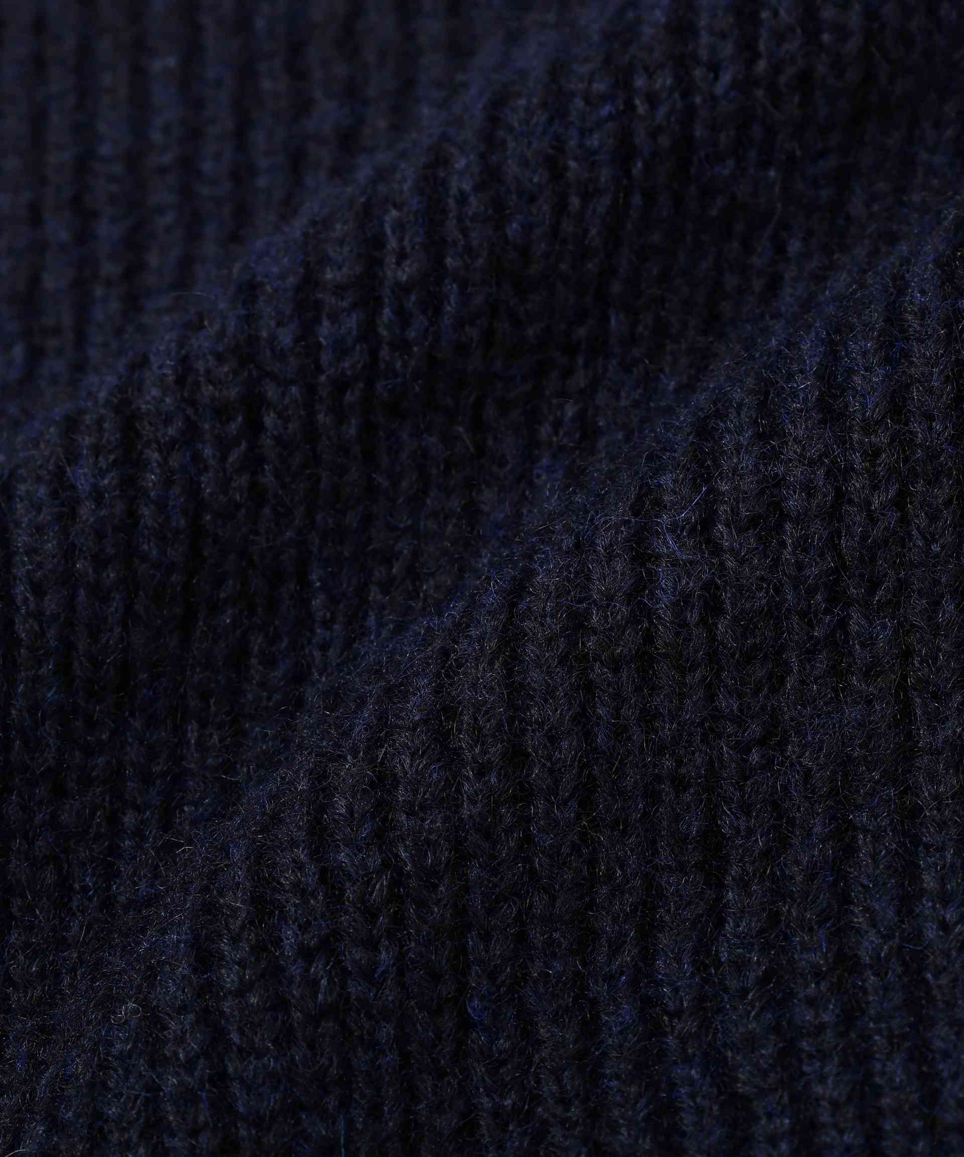 スリットハイネックショートベスト ネイビー