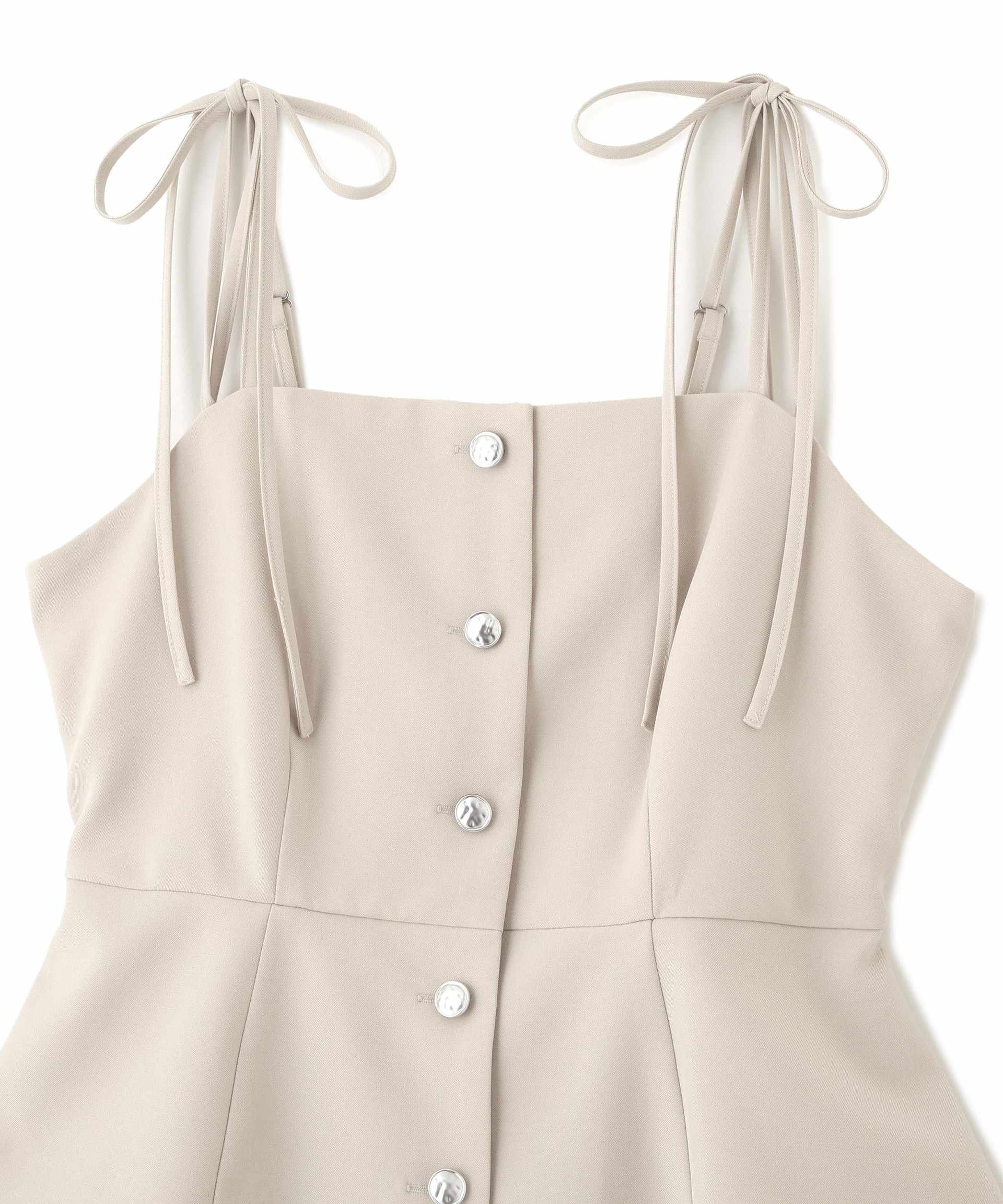 肩リボンジャンスカ ベージュ