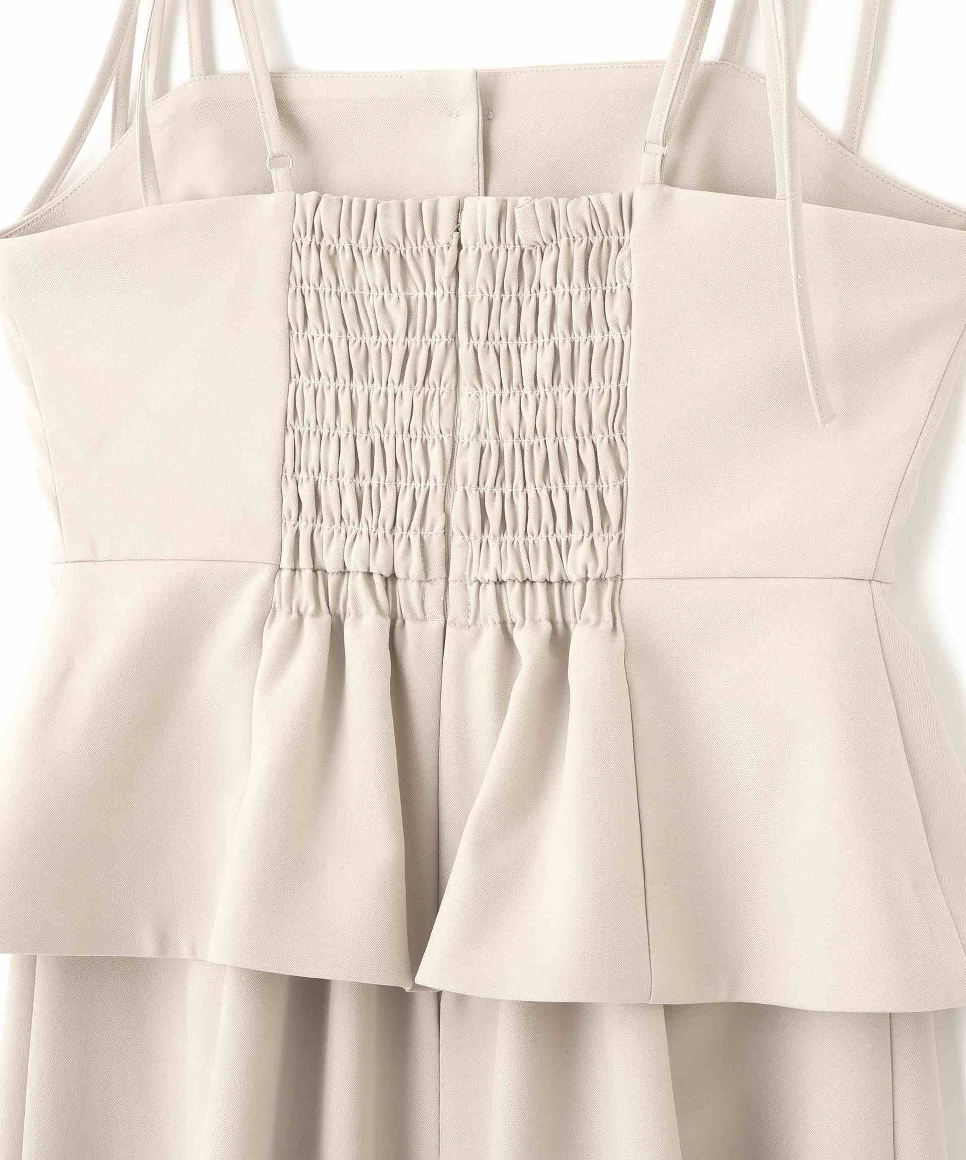 肩リボンジャンスカ ベージュ