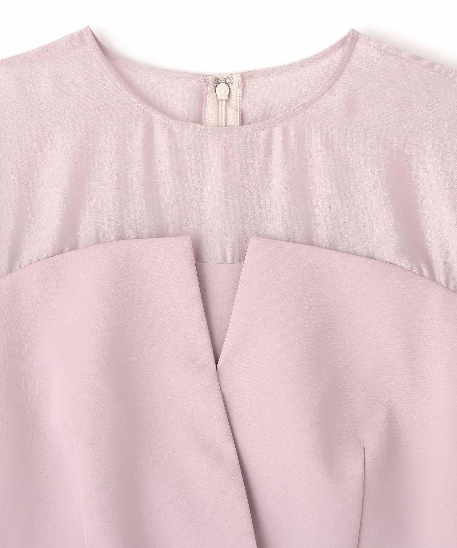 ◆パールスリーブドッキングワンピース ライラック2