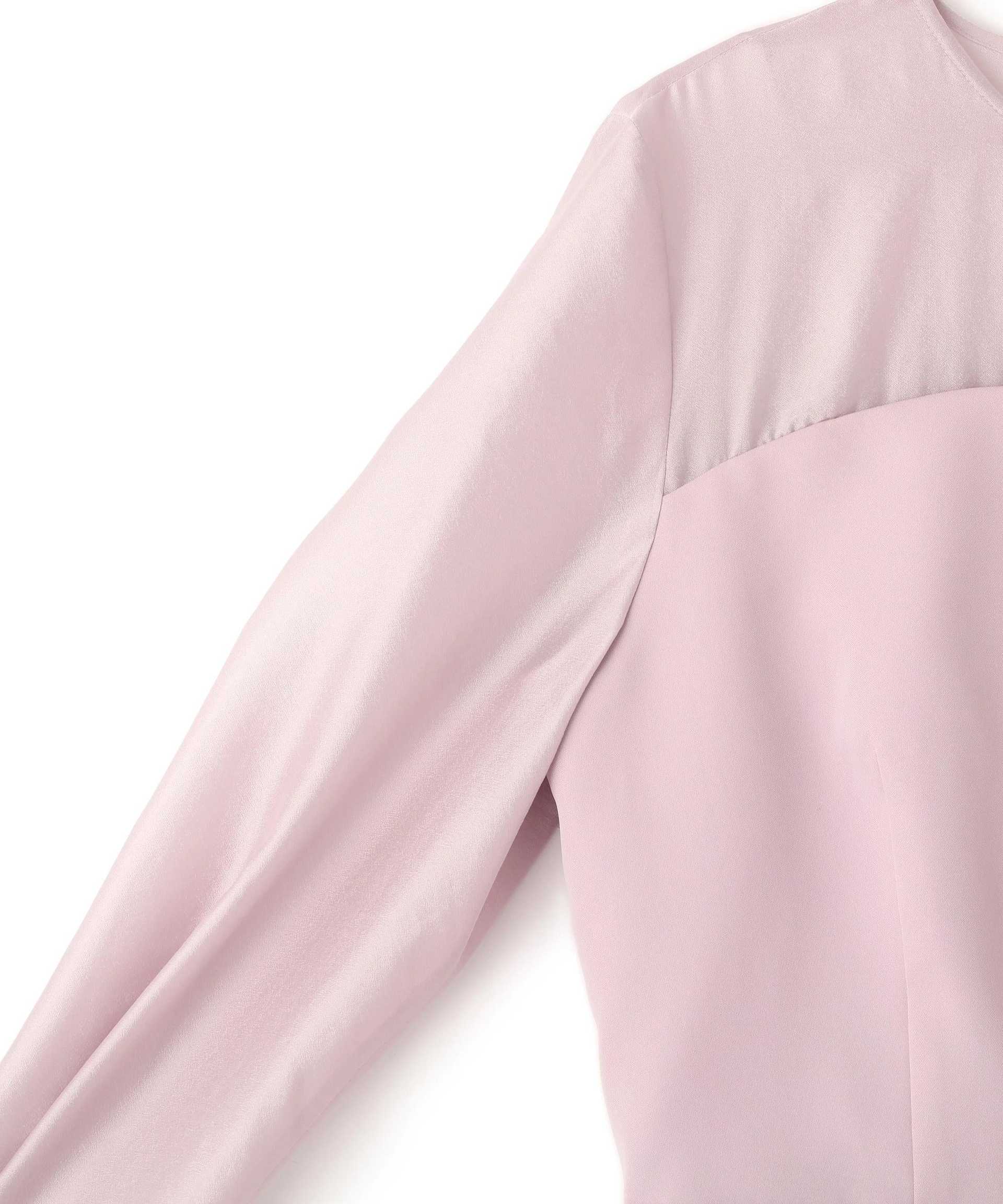 ◆パールスリーブドッキングワンピース ライラック2