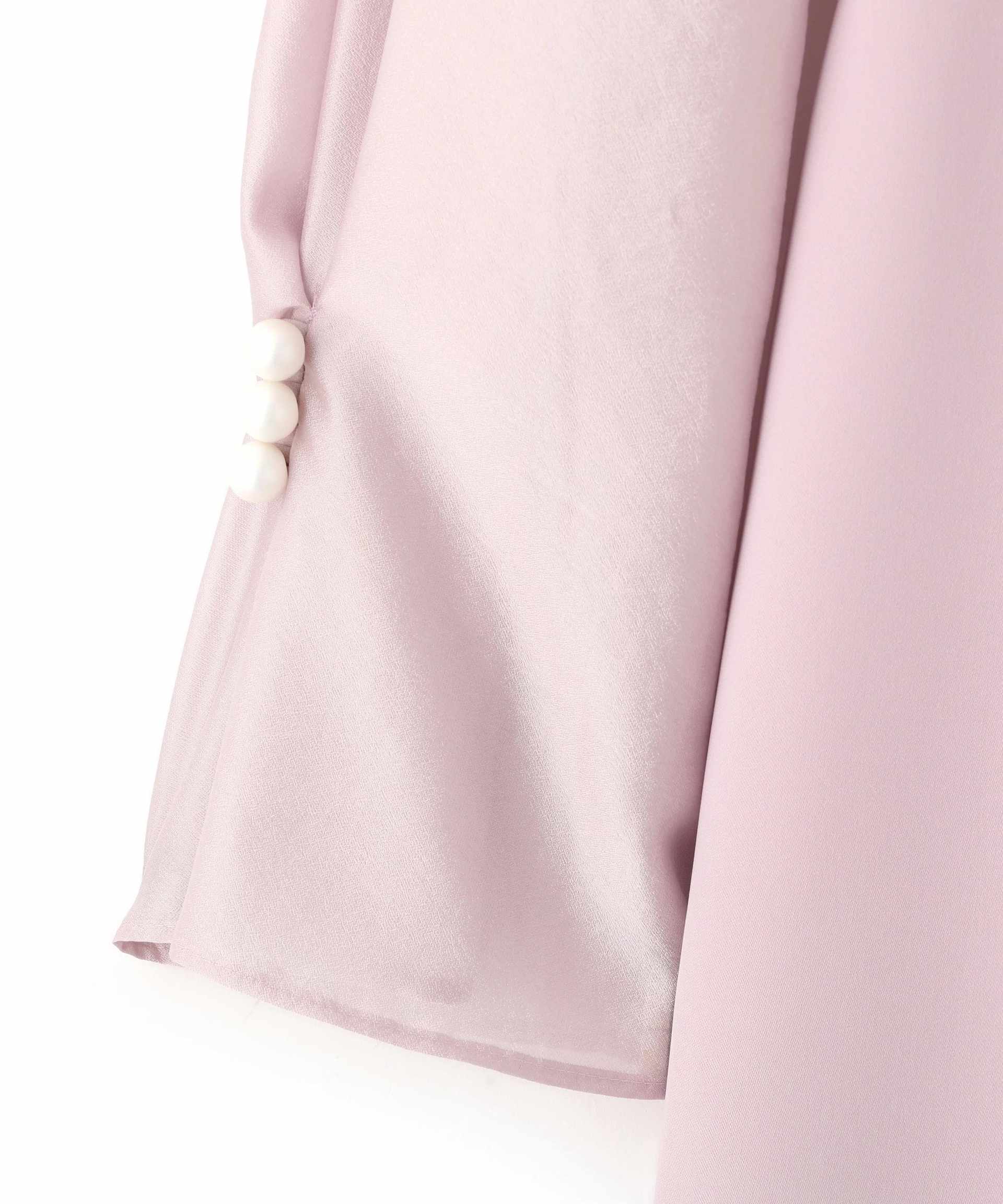 ◆パールスリーブドッキングワンピース ライラック2