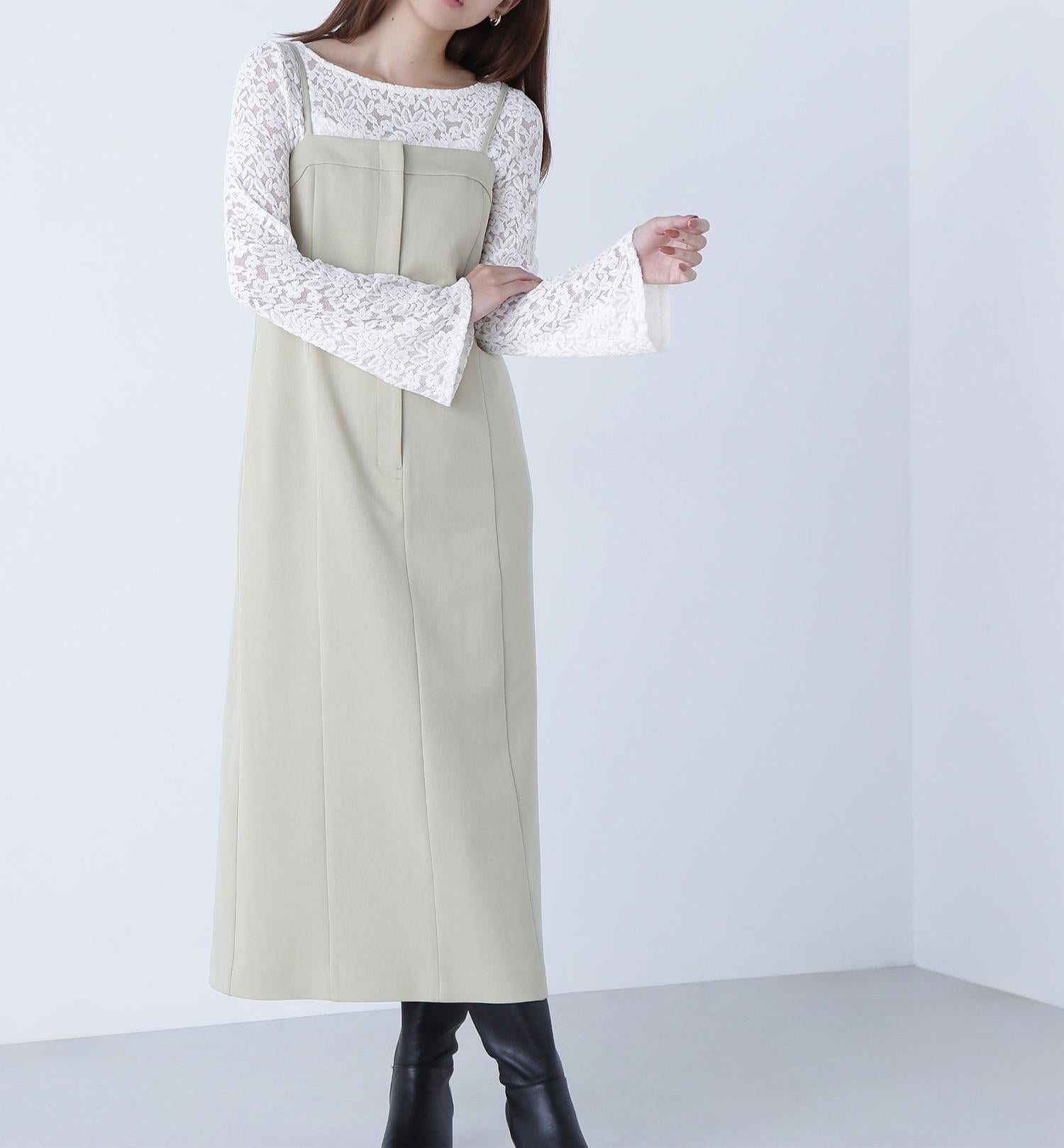 キャミワンピース クレイイエロー