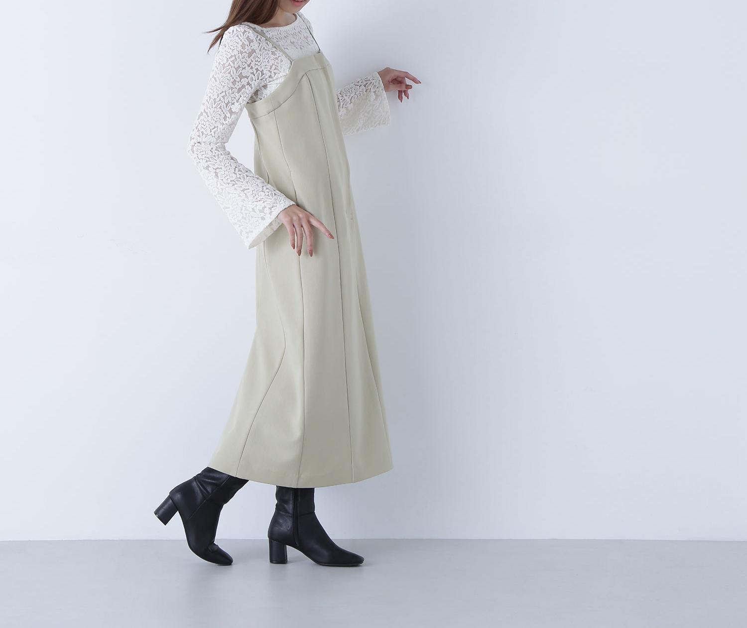 キャミワンピース クレイイエロー