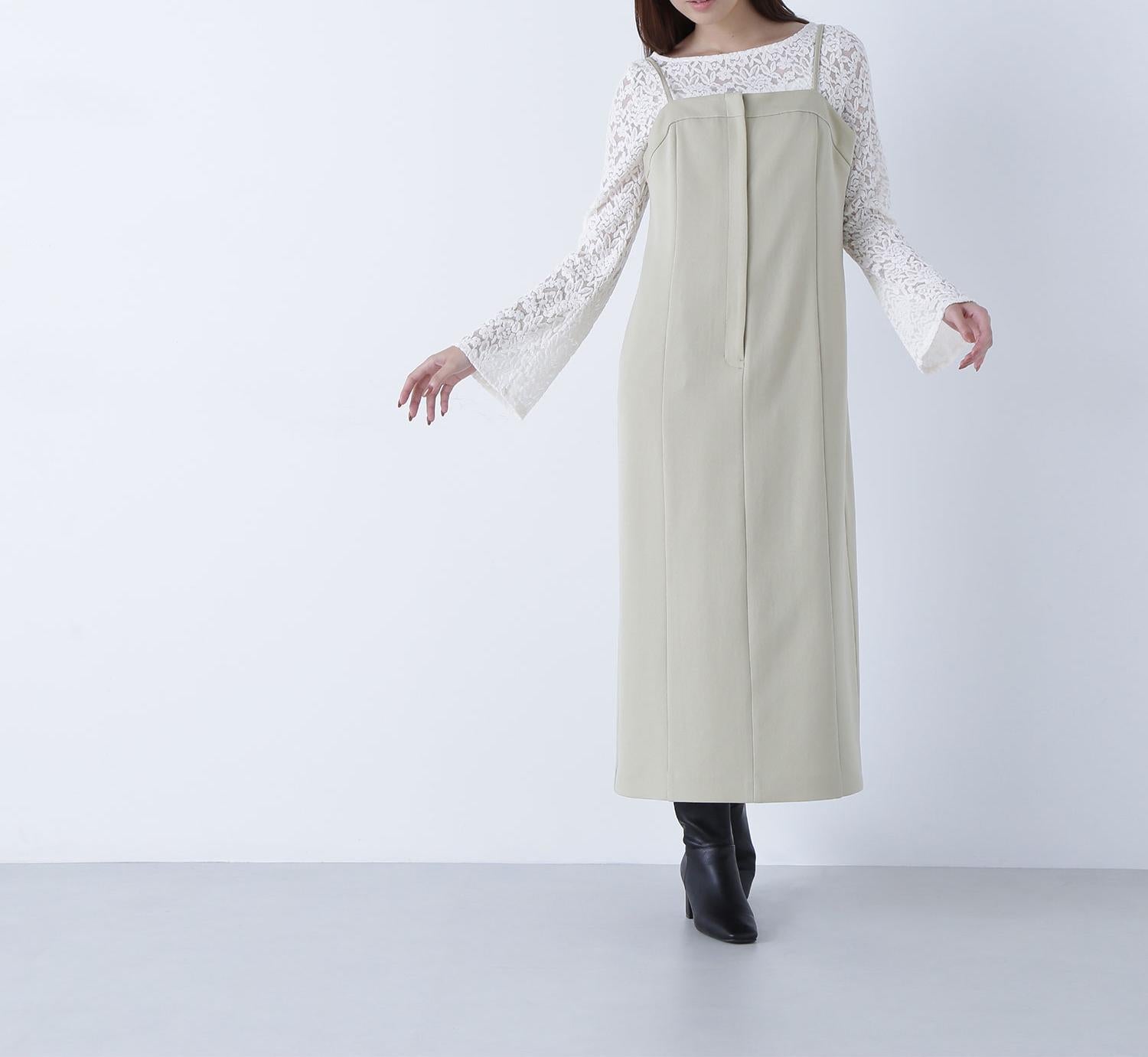 キャミワンピース クレイイエロー