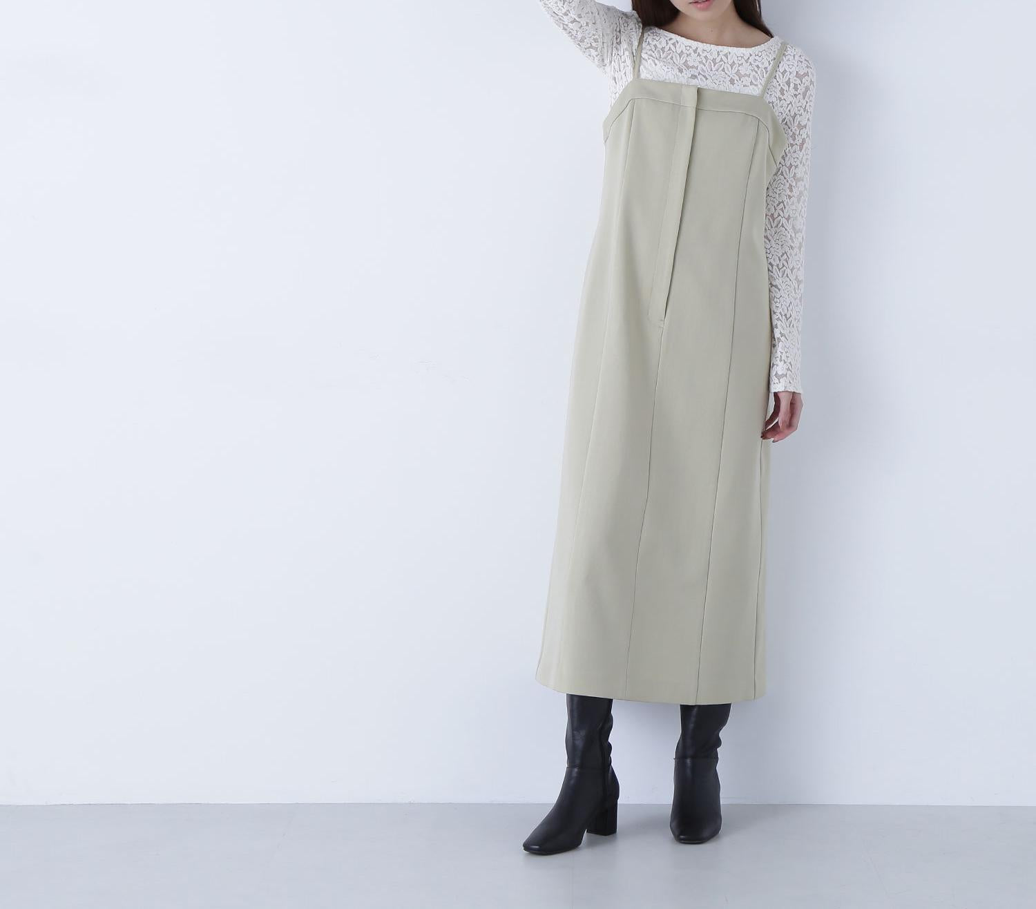 キャミワンピース クレイイエロー