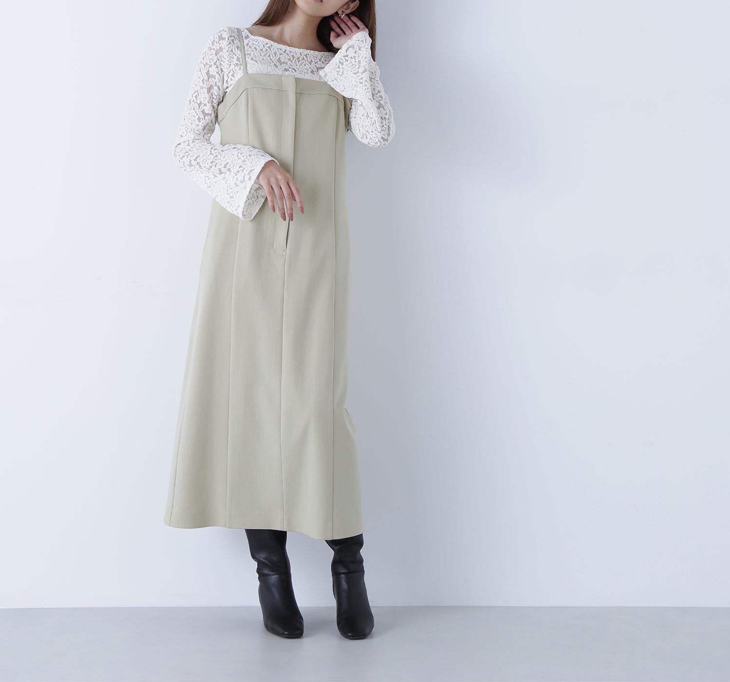 キャミワンピース クレイイエロー