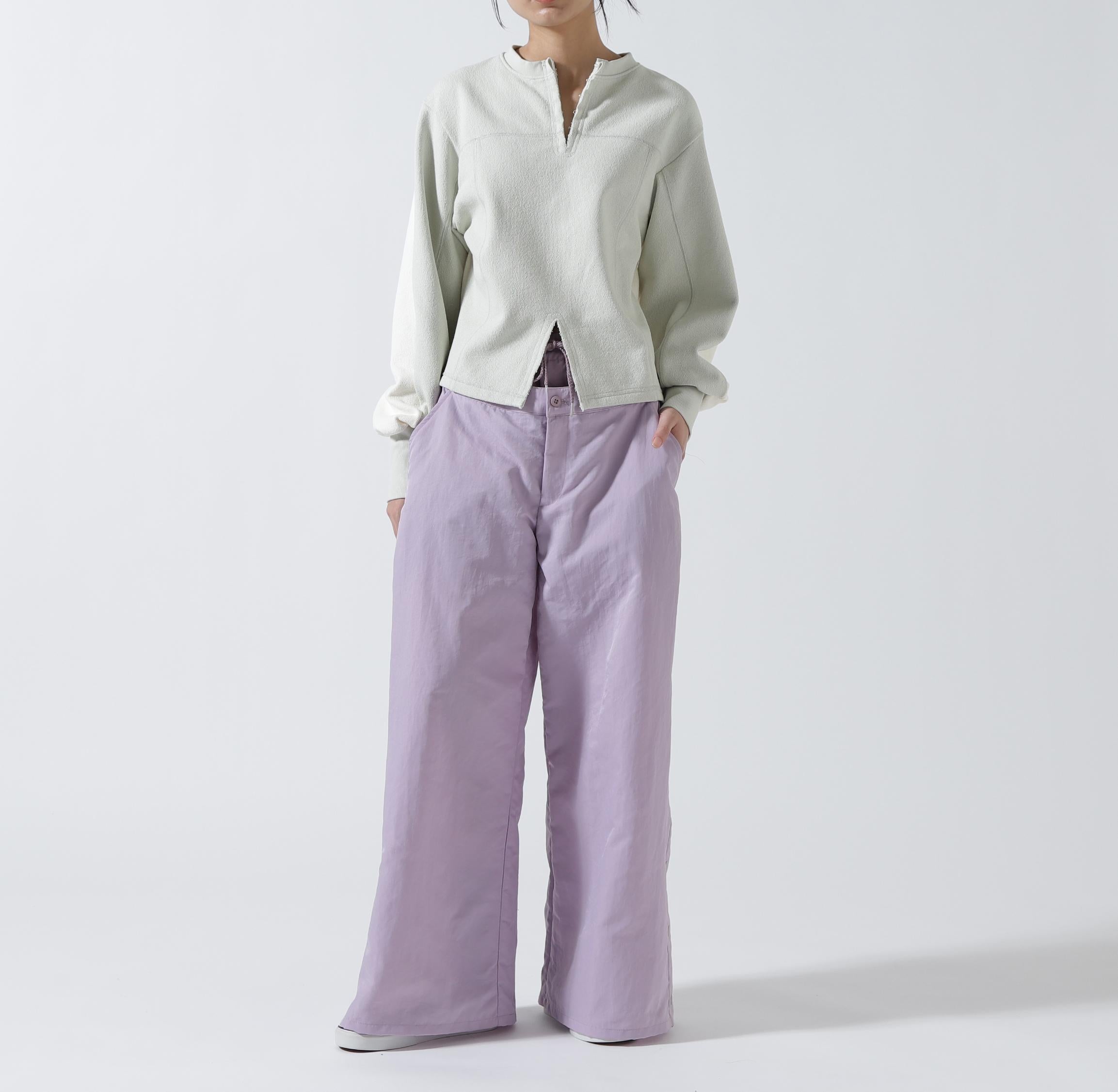AULA AILA(アウラ アイラ)別注 WIDEPANTS ラベンダー7