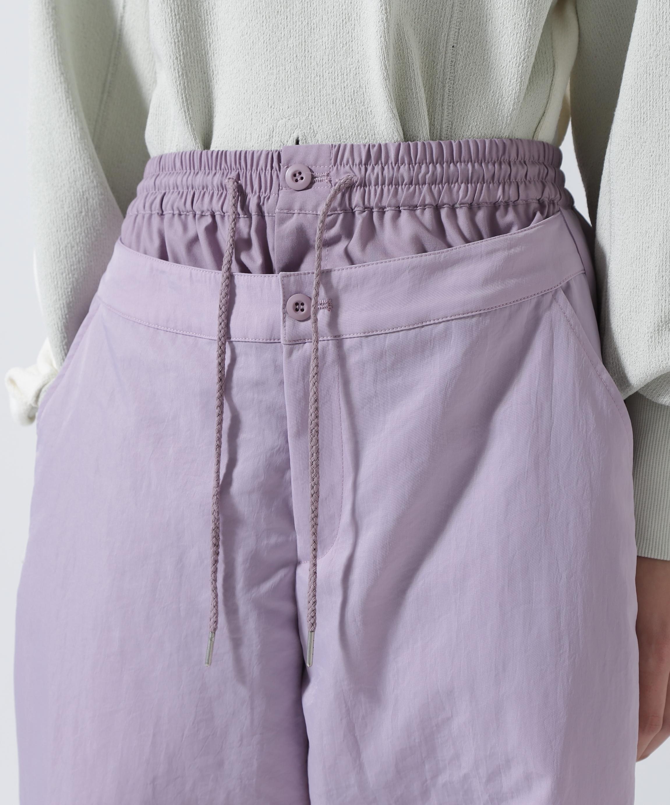 AULA AILA(アウラ アイラ)別注 WIDEPANTS ラベンダー7