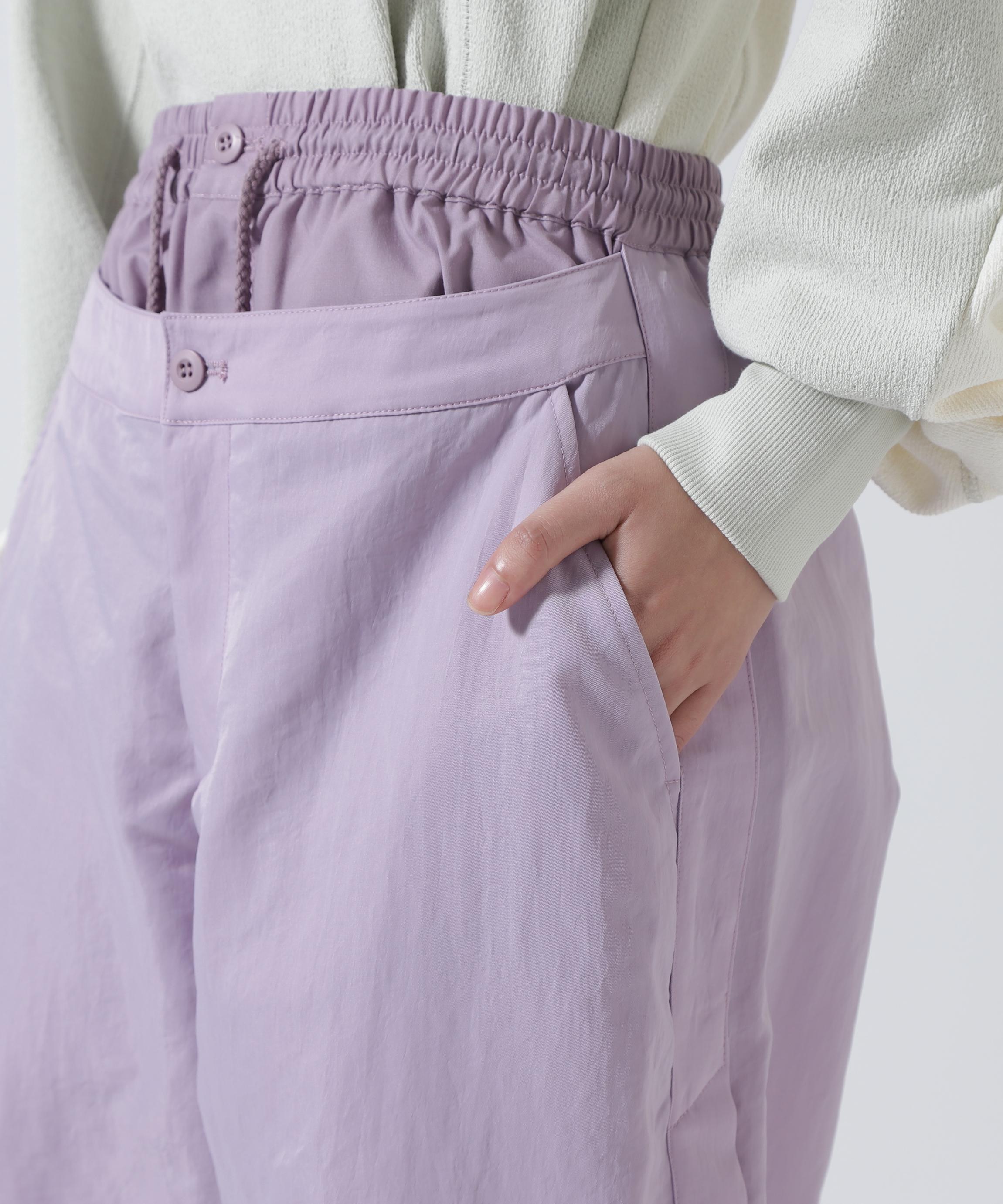 AULA AILA(アウラ アイラ)別注 WIDEPANTS ラベンダー7