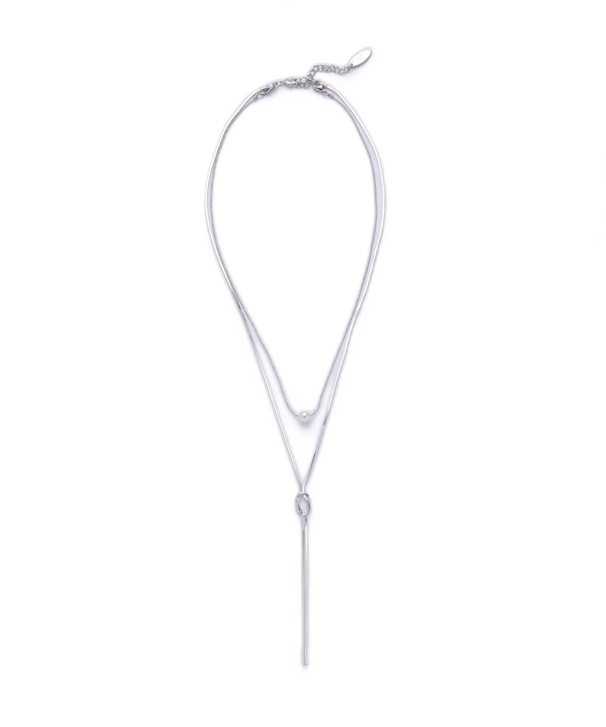 3wayノットネックレス シルバー