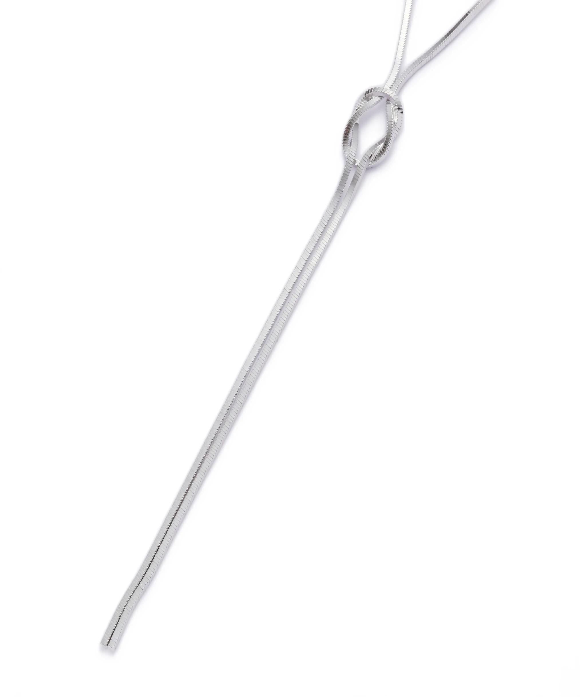 3wayノットネックレス シルバー