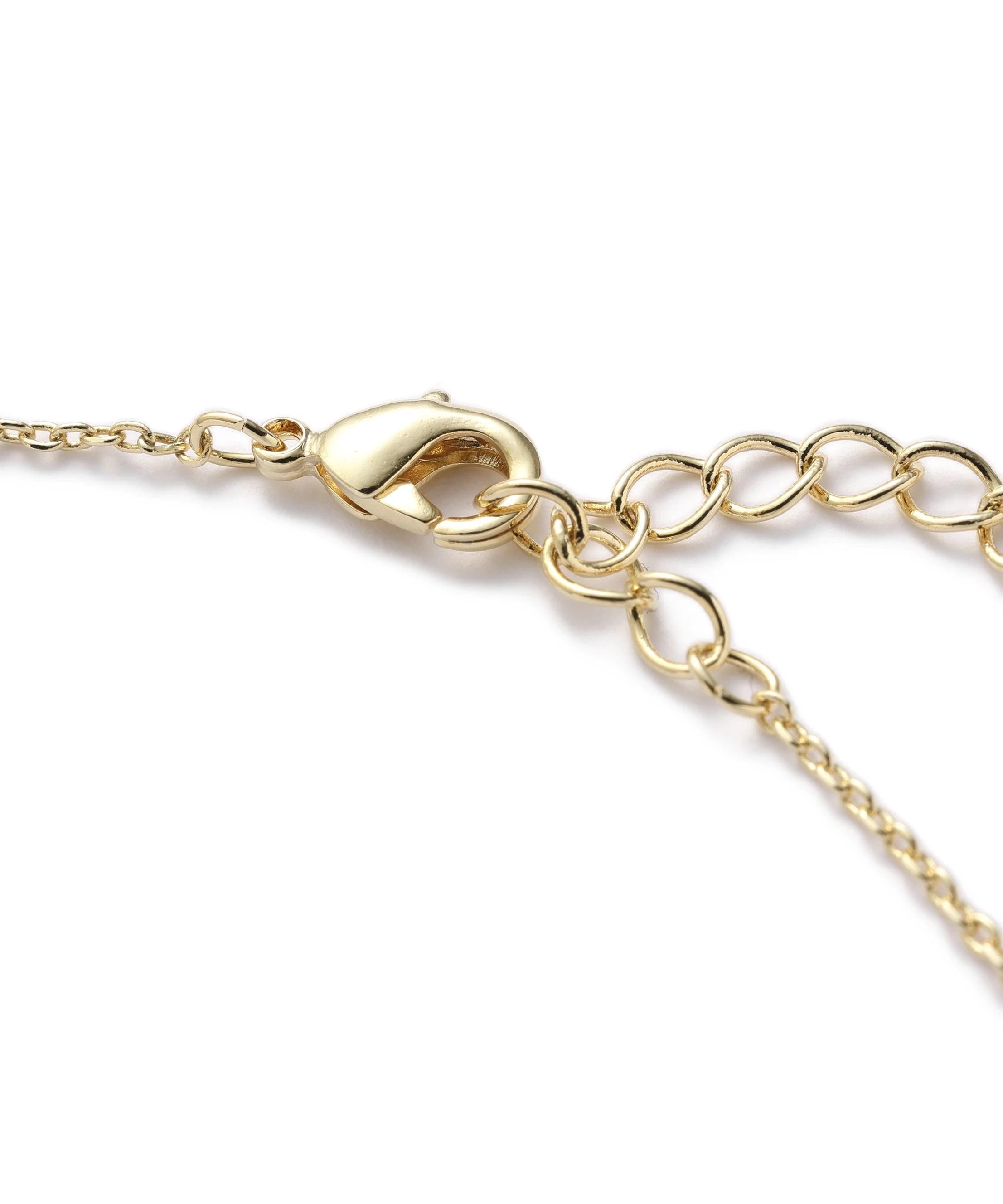 フォーリーフクローバーネックレス クロ