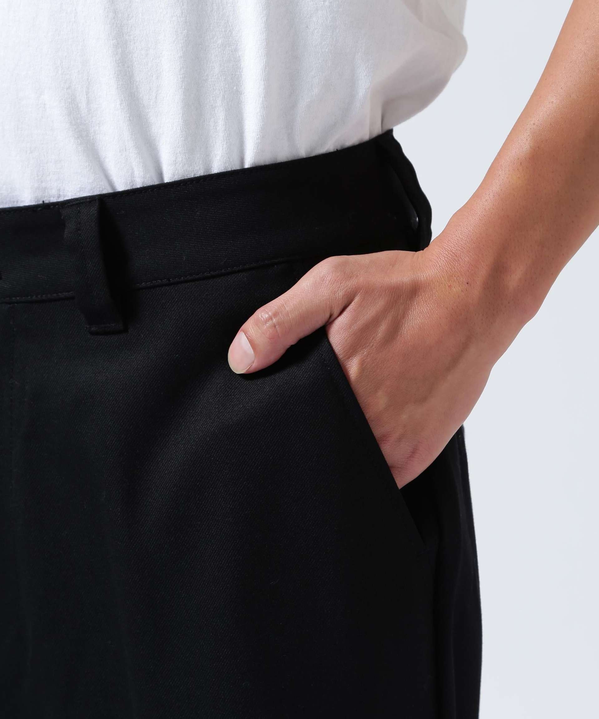 Toironier/トワロニエ/Adjust Hem Military Tr ブラック